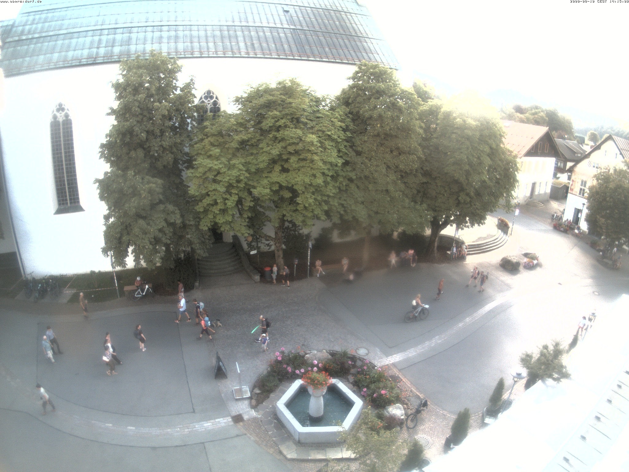 Archiv Foto Webcam Oberstdorf Markplatz