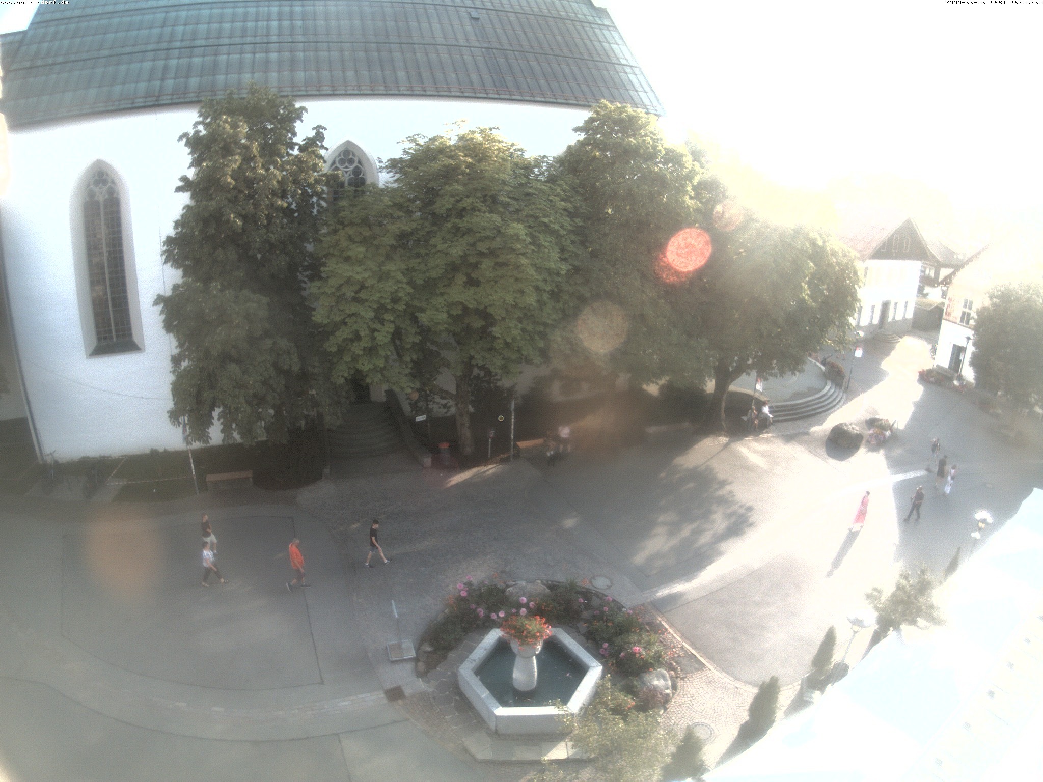 Archiv Foto Webcam Oberstdorf Markplatz