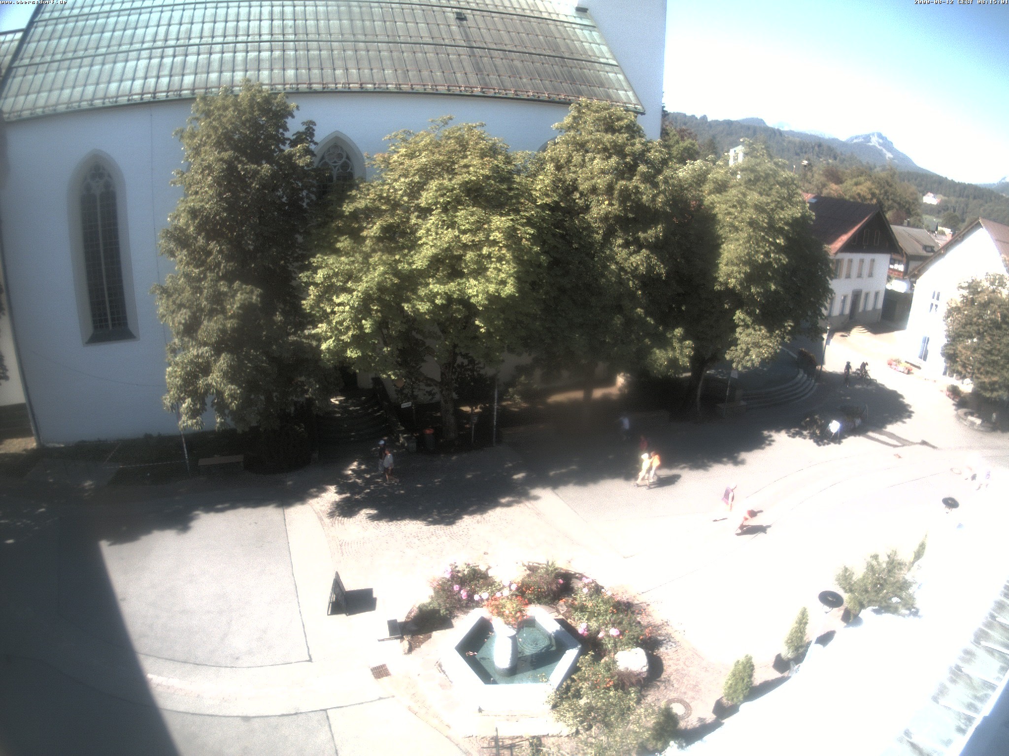 Archiv Foto Webcam Oberstdorf Markplatz