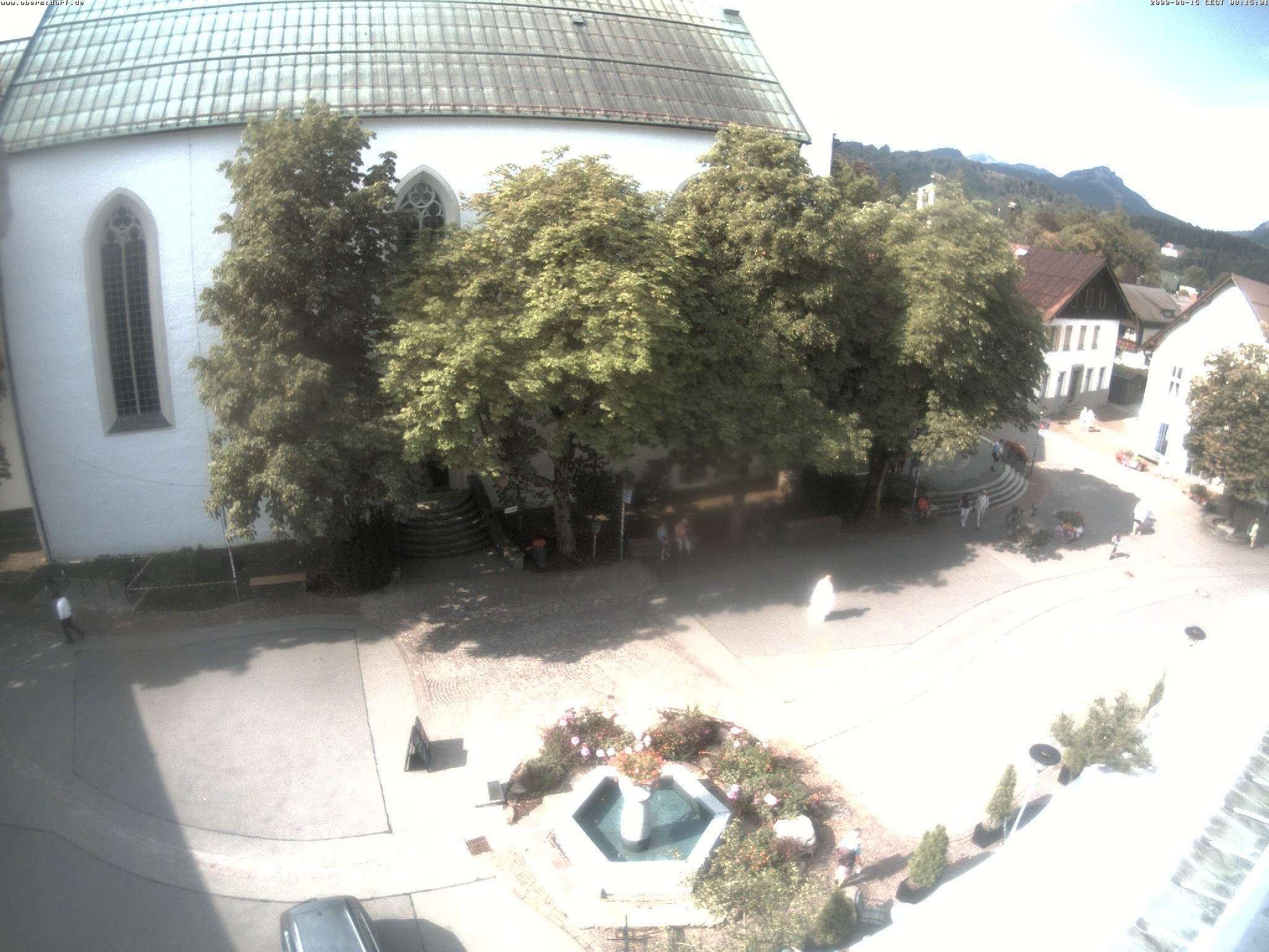 Archiv Foto Webcam Oberstdorf Markplatz
