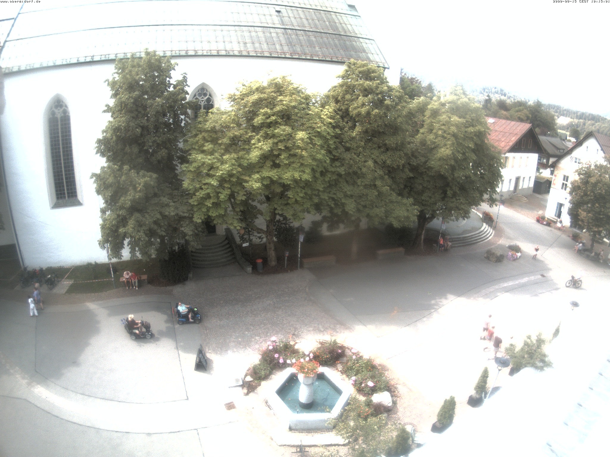 Archiv Foto Webcam Oberstdorf Markplatz