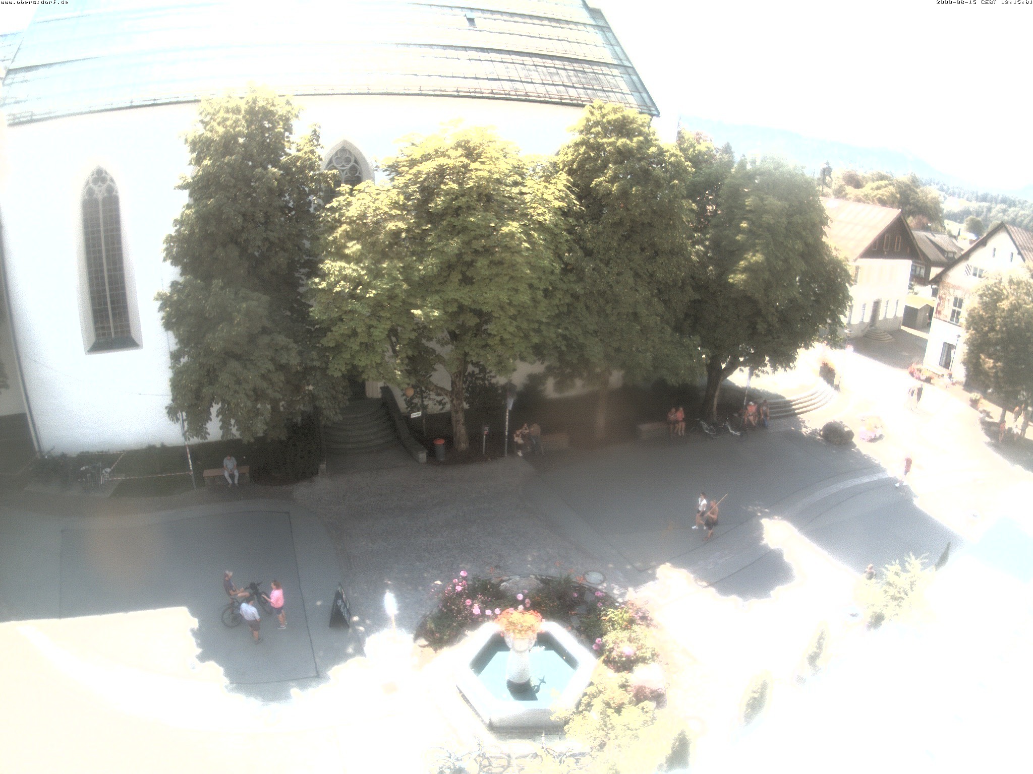Archiv Foto Webcam Oberstdorf Markplatz