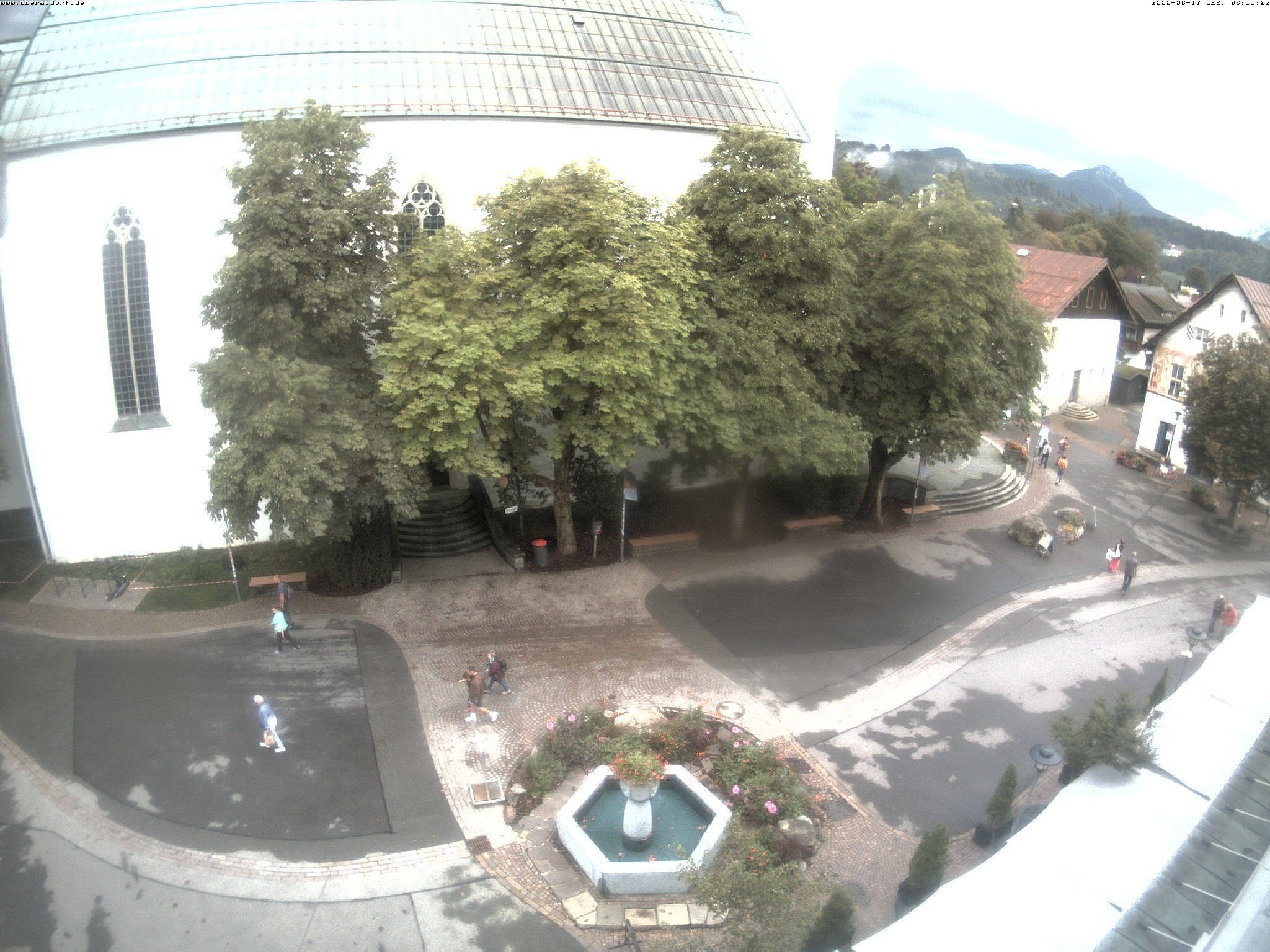 Archiv Foto Webcam Oberstdorf Markplatz