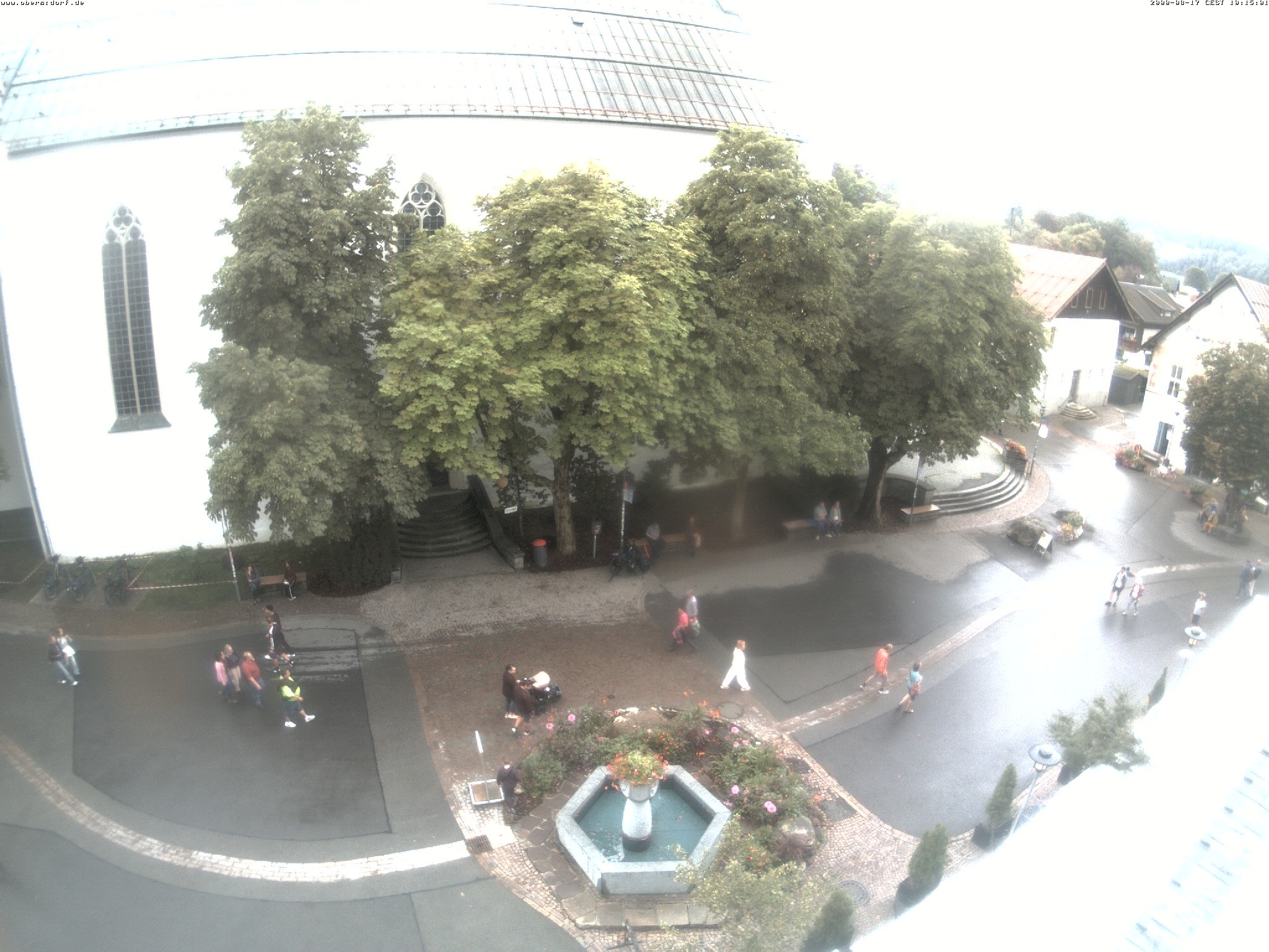 Archiv Foto Webcam Oberstdorf Markplatz