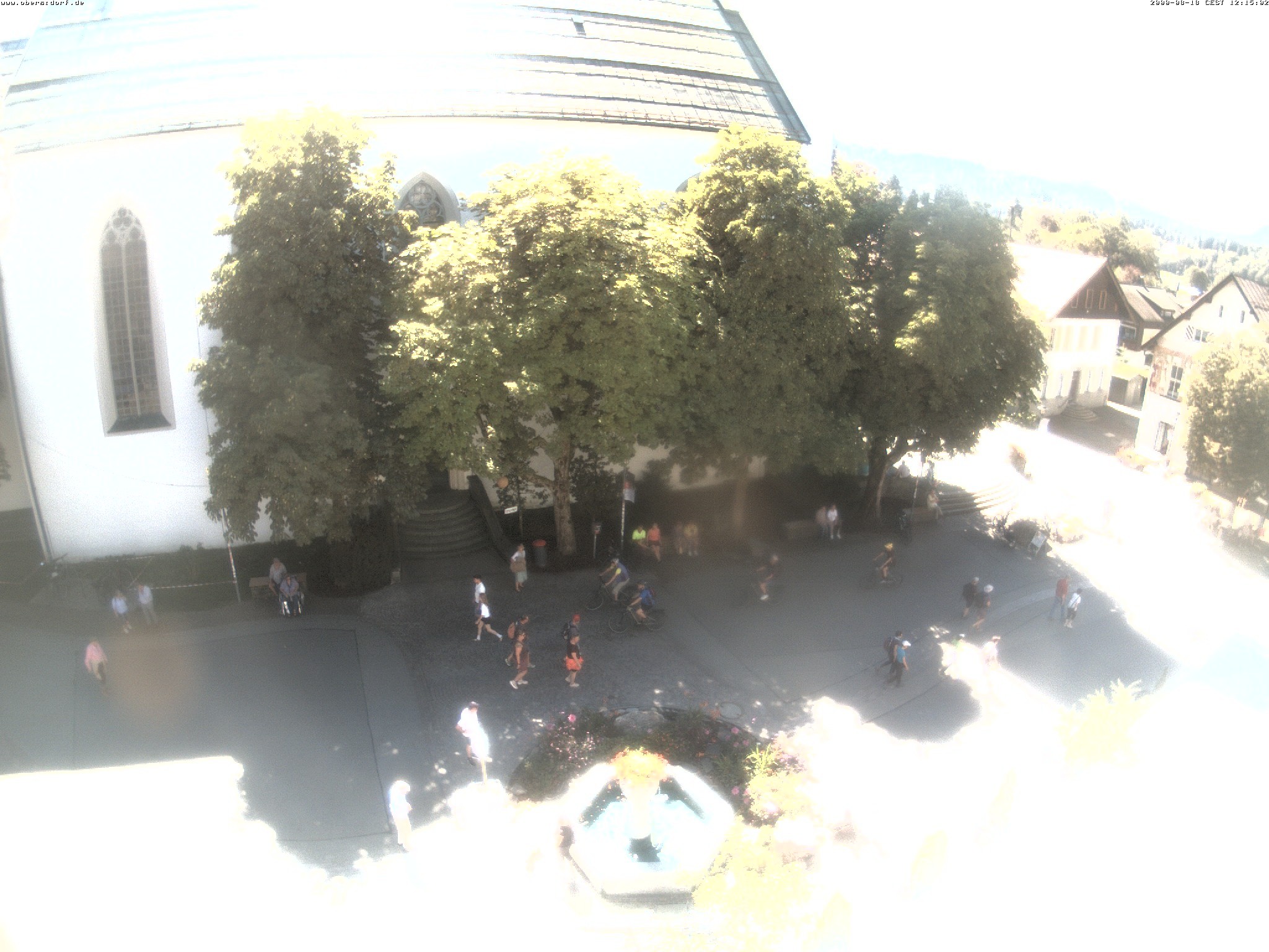 Archiv Foto Webcam Oberstdorf Markplatz