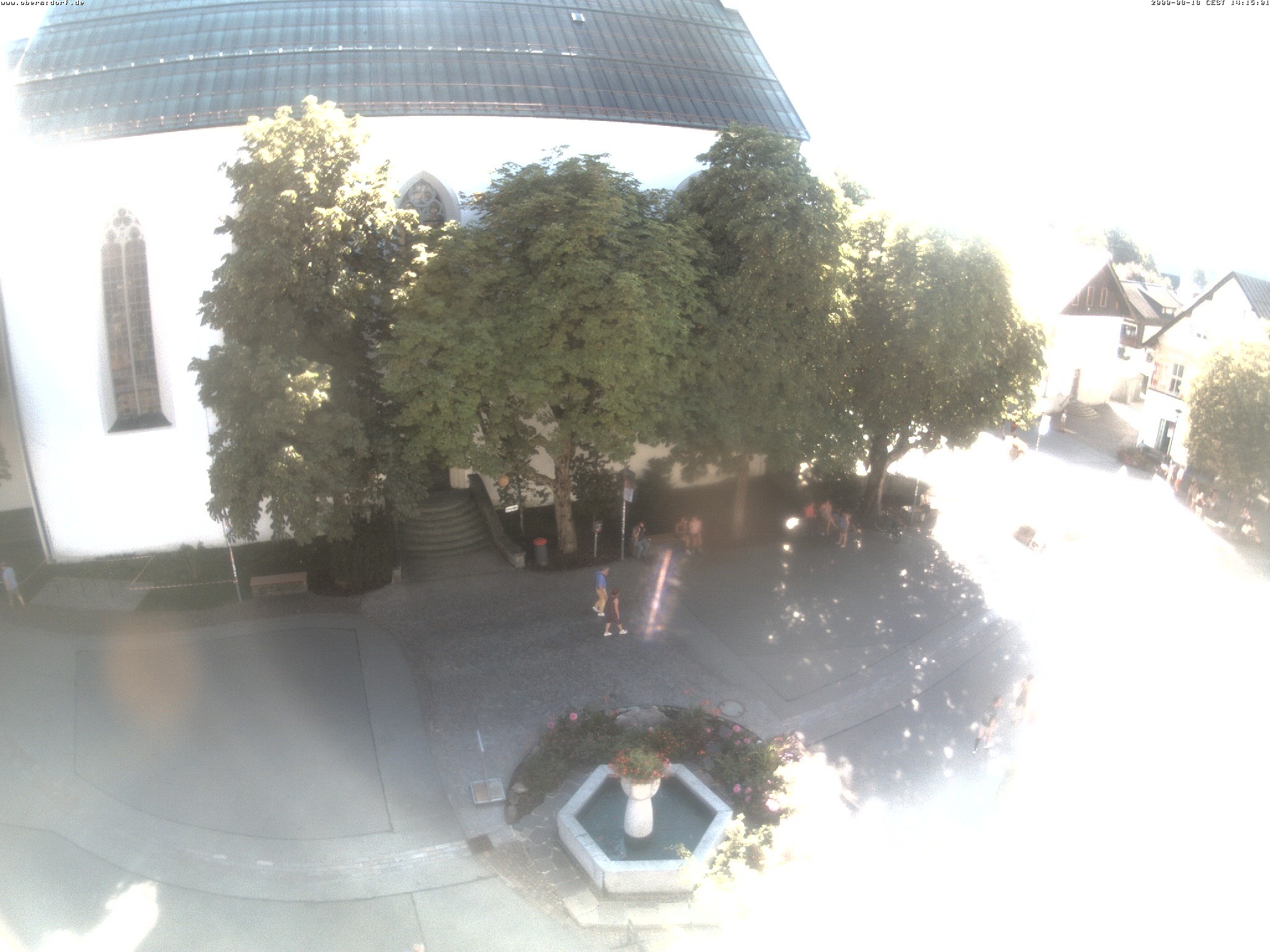Archiv Foto Webcam Oberstdorf Markplatz