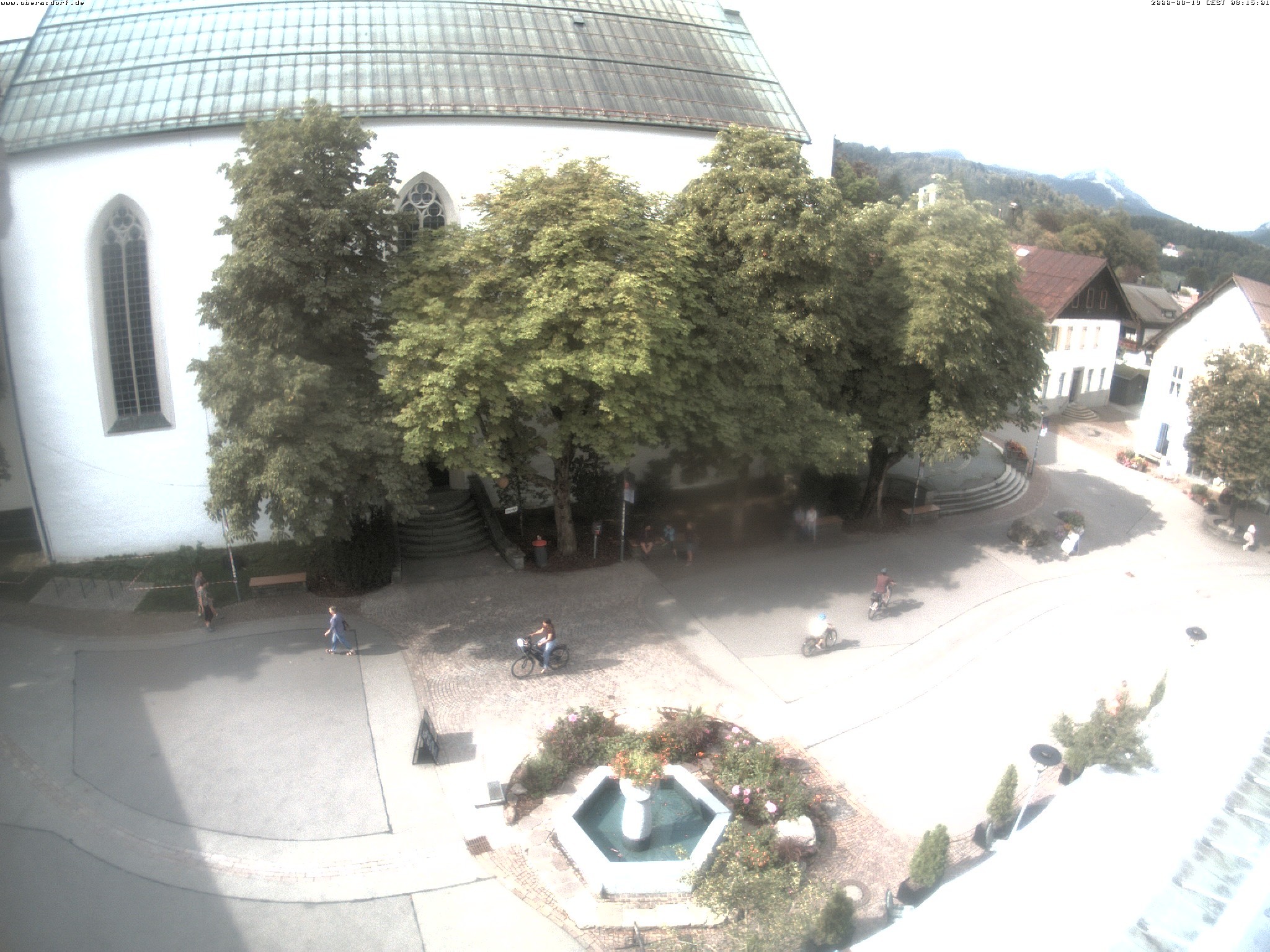Archiv Foto Webcam Oberstdorf Markplatz