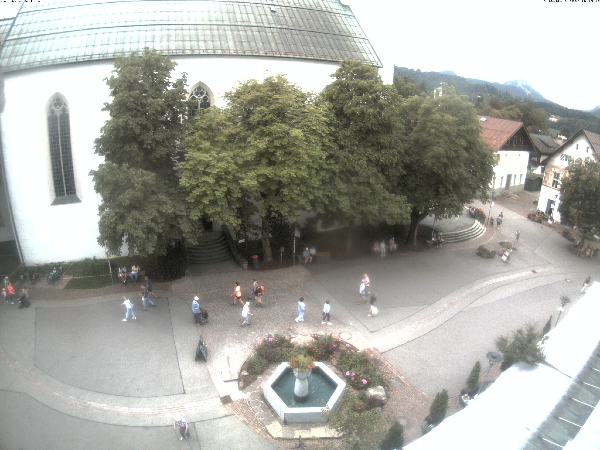 Archiv Foto Webcam Oberstdorf Markplatz