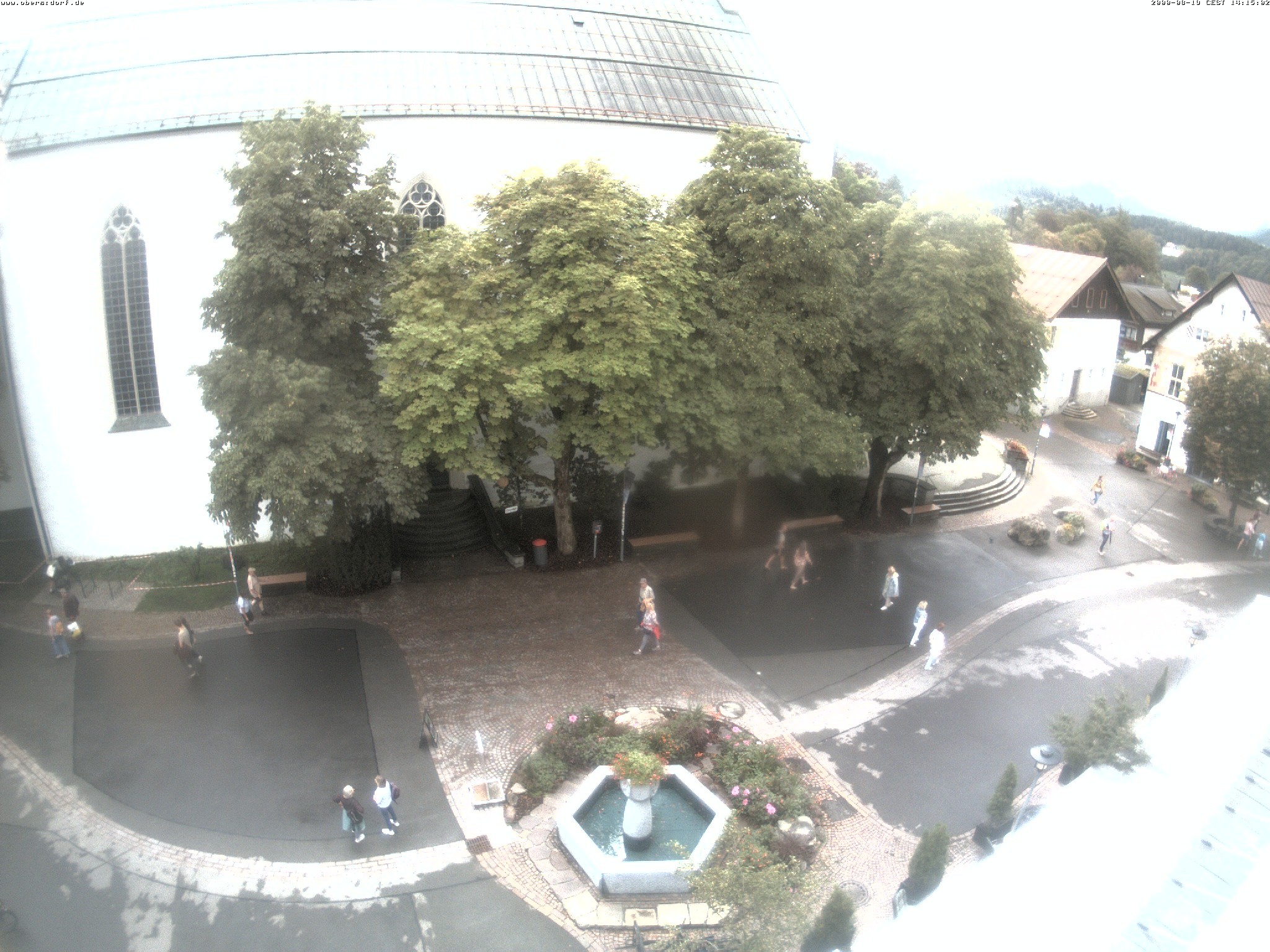 Archiv Foto Webcam Oberstdorf Markplatz