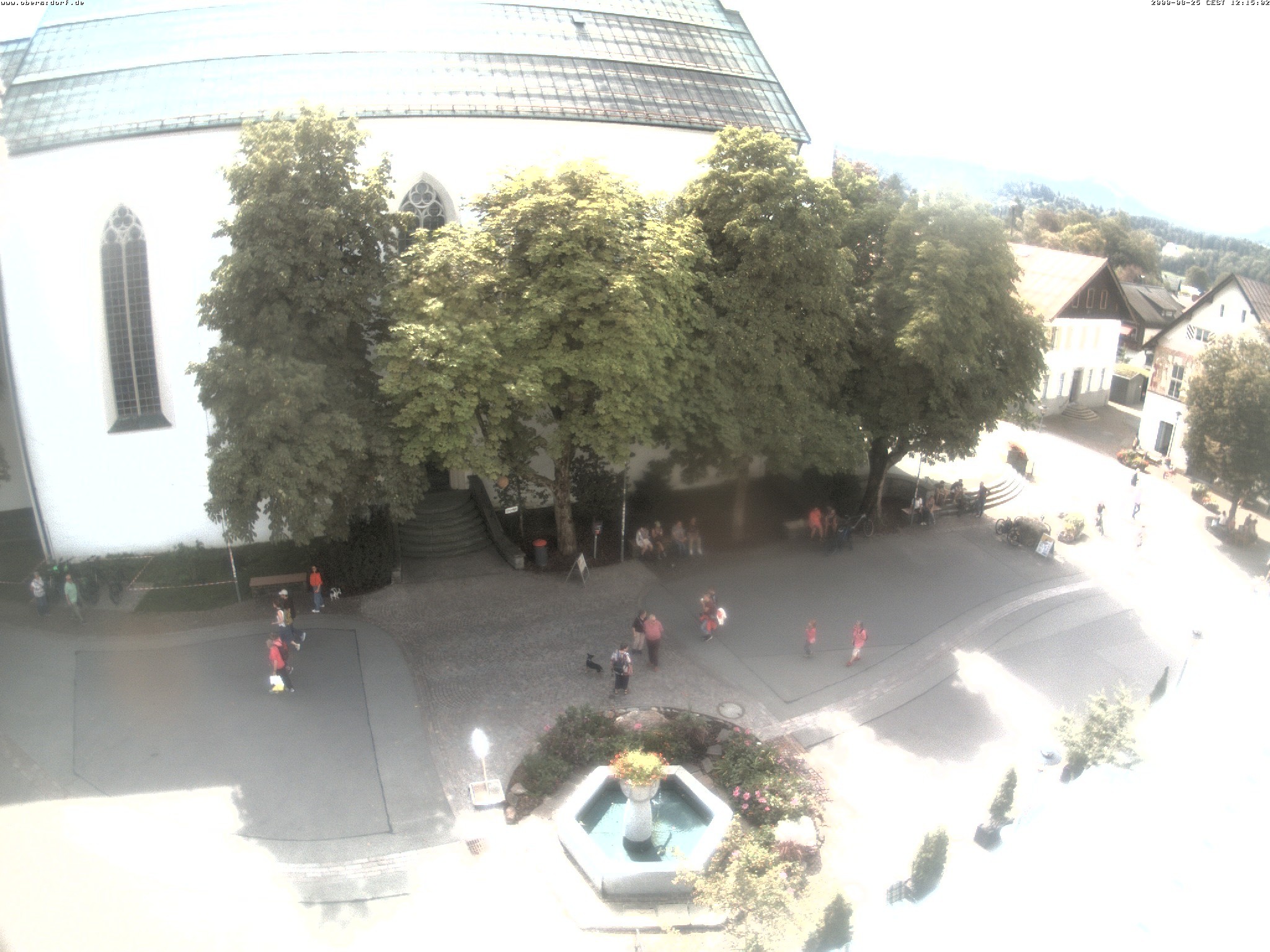 Archiv Foto Webcam Oberstdorf Markplatz