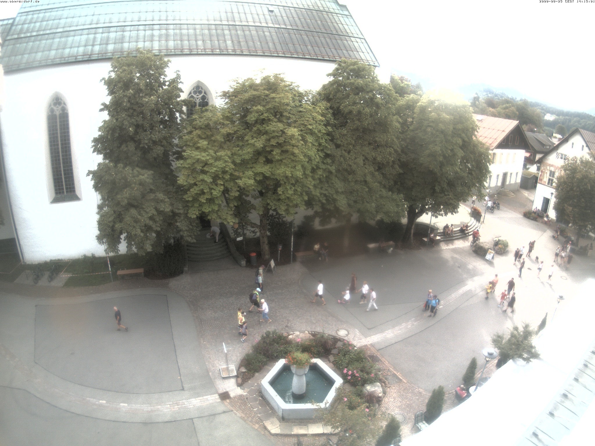 Archiv Foto Webcam Oberstdorf Markplatz