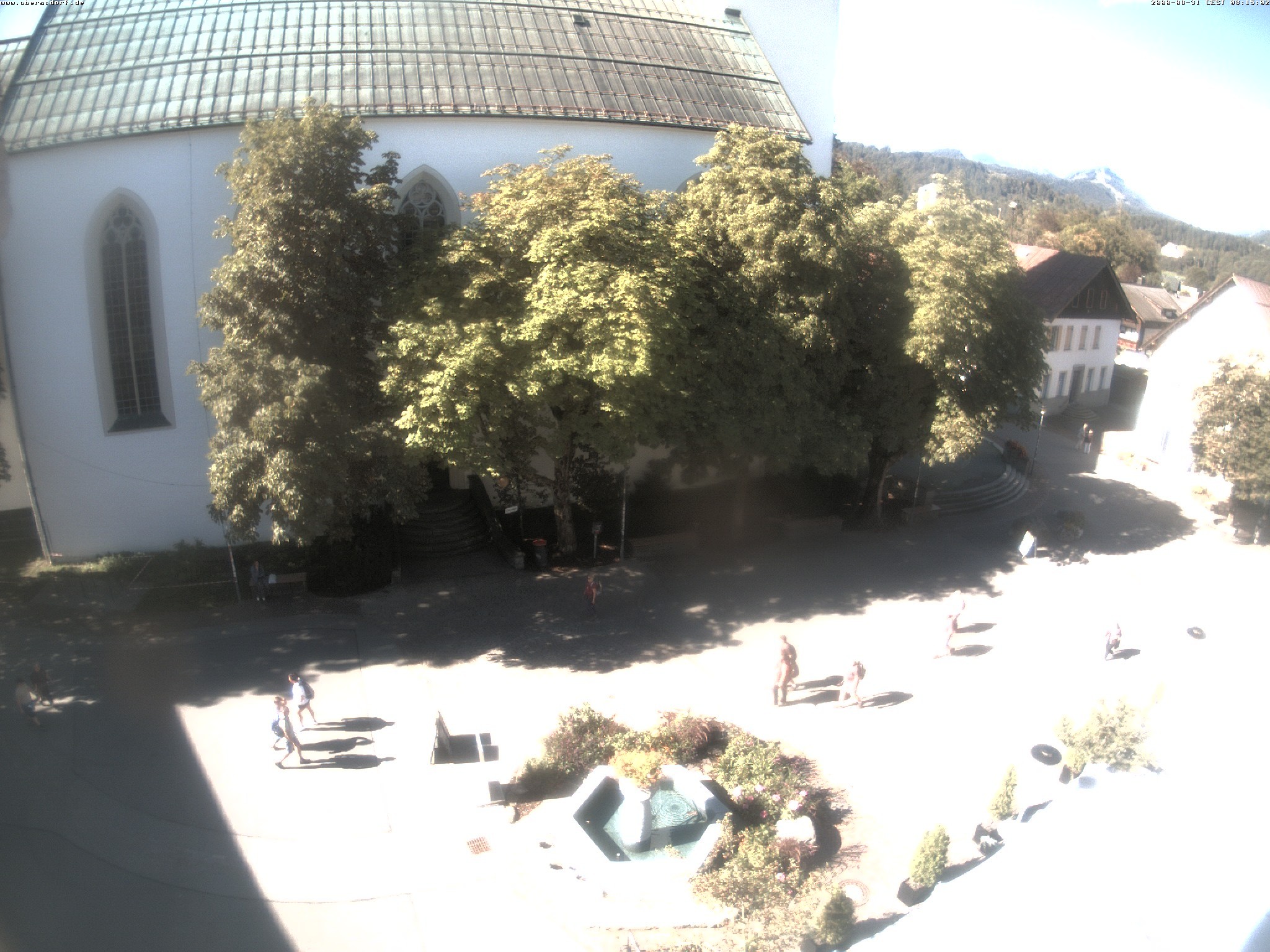 Archived image Webcam Oberstdorf Town Square
