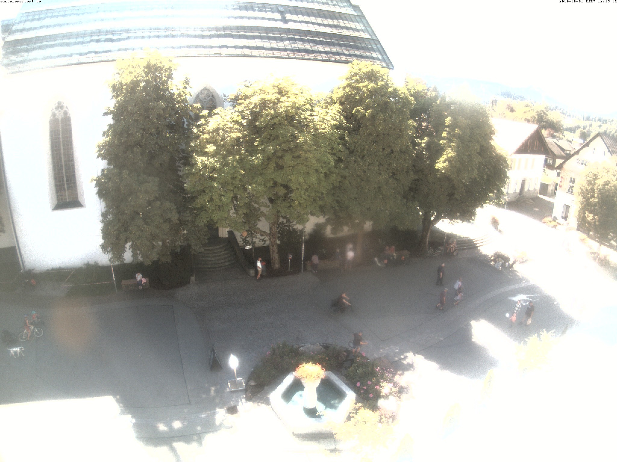 Archived image Webcam Oberstdorf Town Square