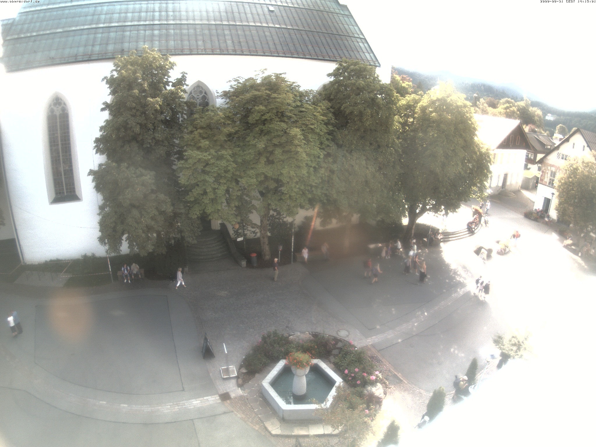 Archived image Webcam Oberstdorf Town Square