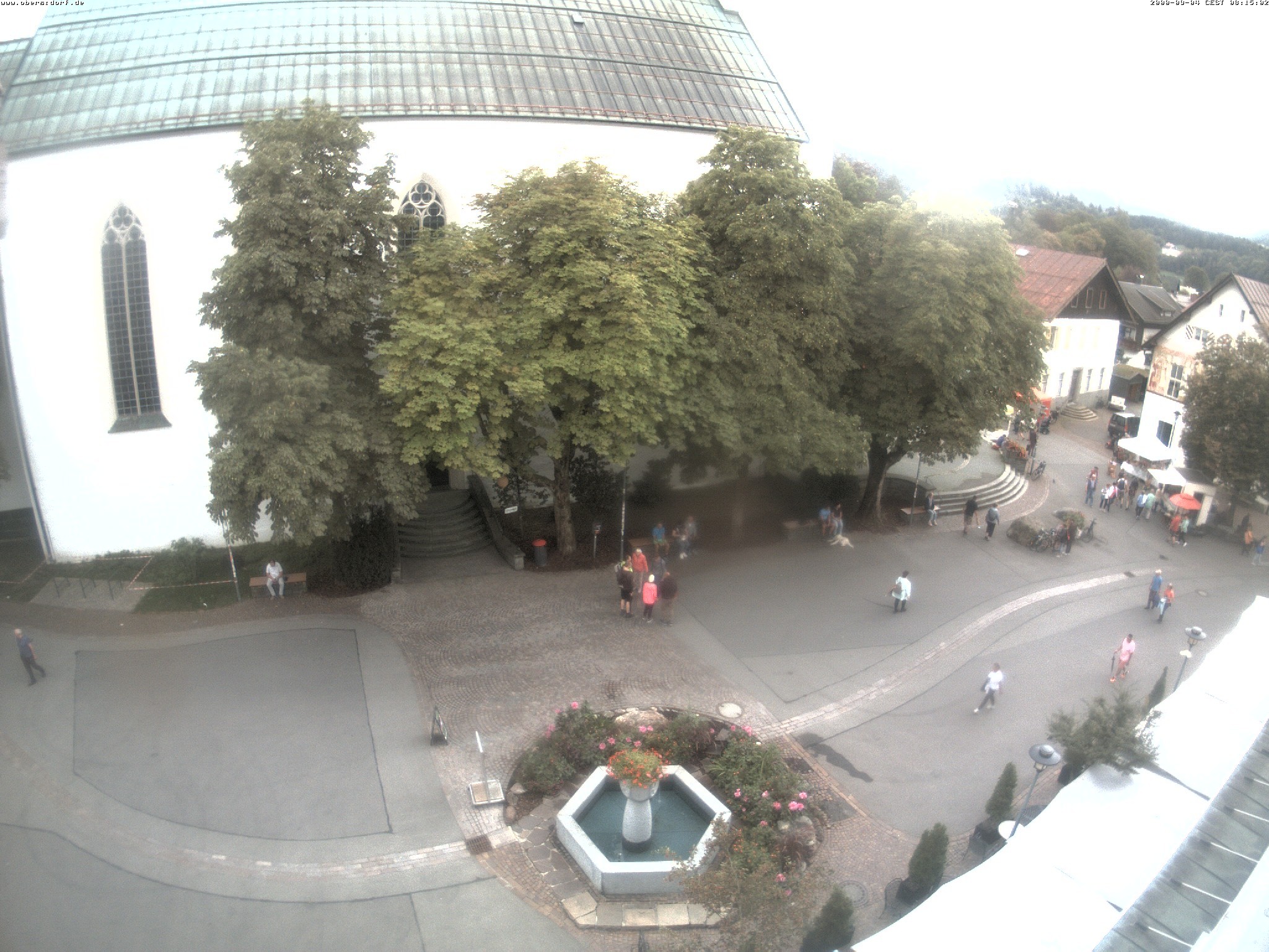 Archiv Foto Webcam Oberstdorf Markplatz