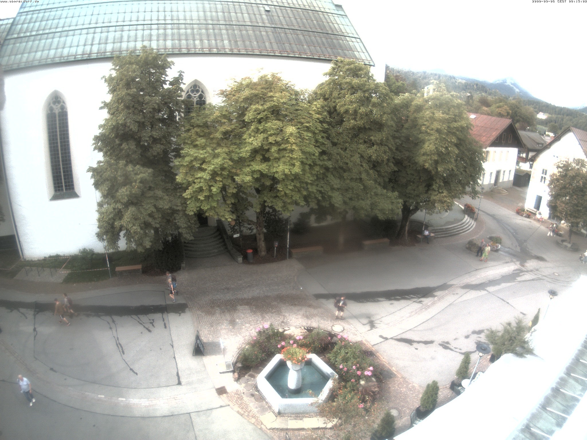 Archiv Foto Webcam Oberstdorf Markplatz
