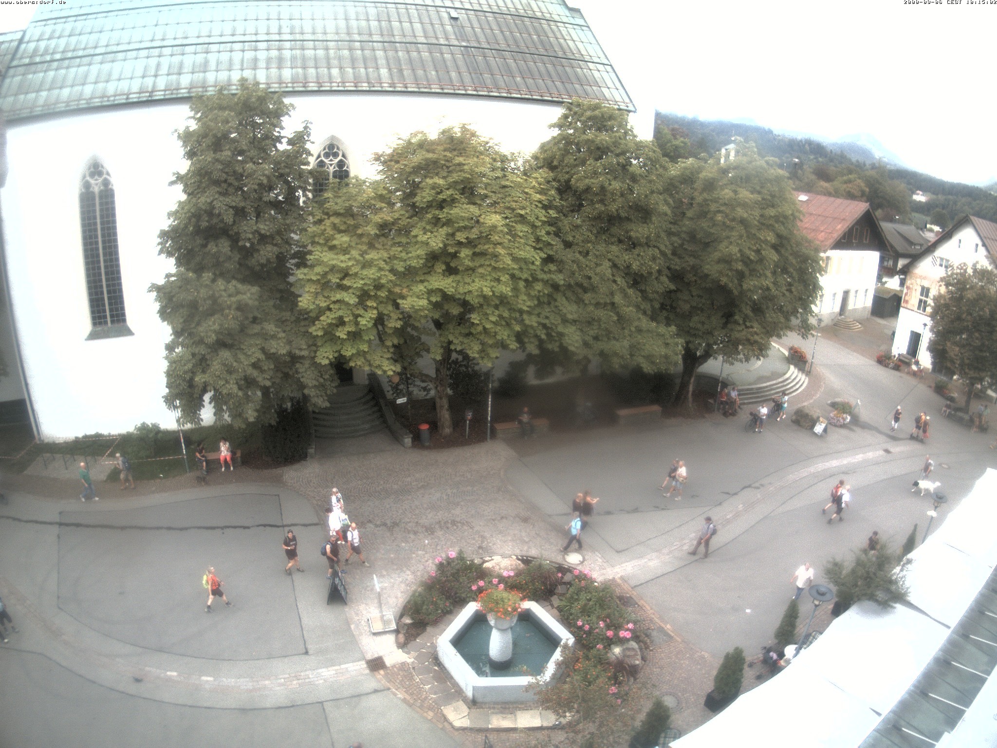 Archiv Foto Webcam Oberstdorf Markplatz