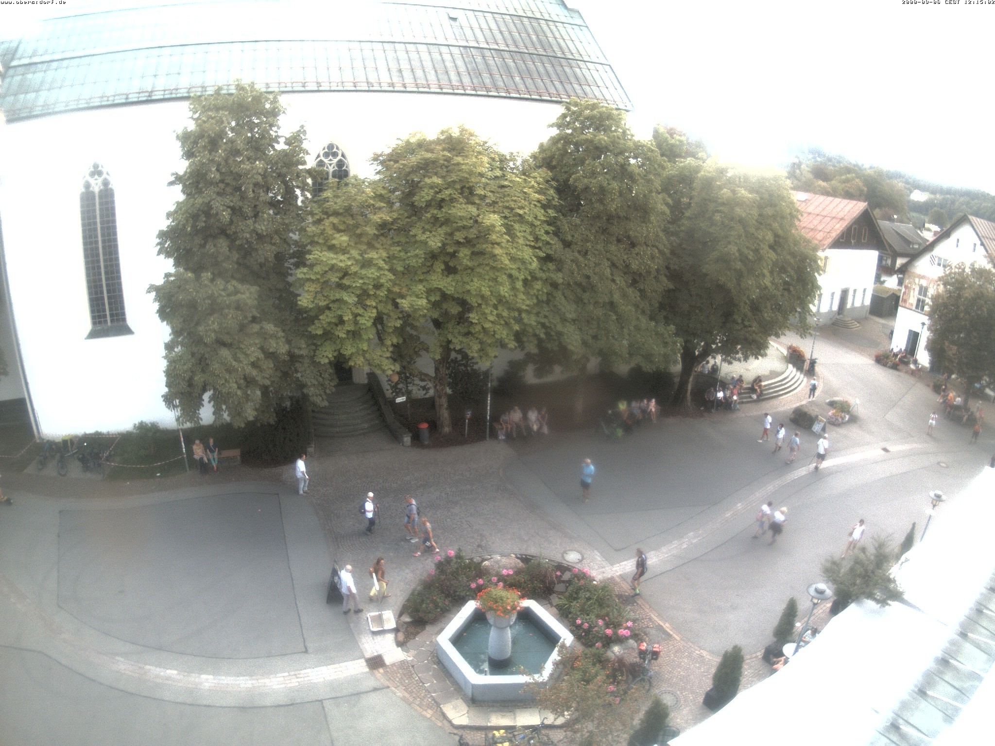 Archiv Foto Webcam Oberstdorf Markplatz