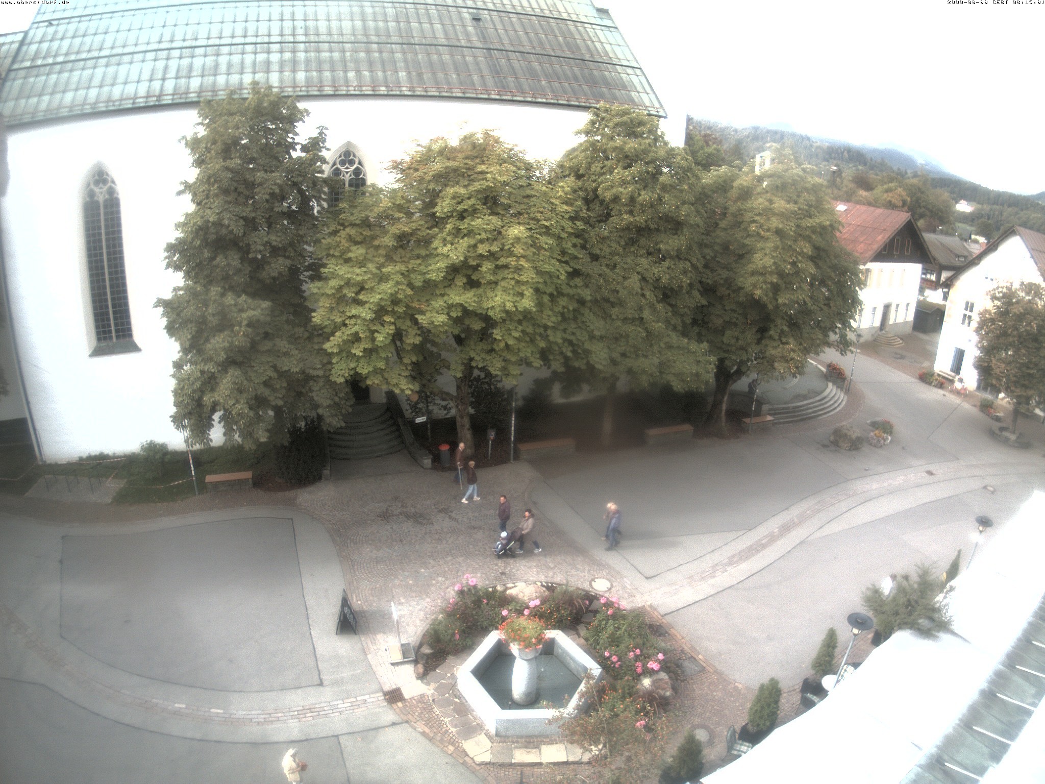 Archiv Foto Webcam Oberstdorf Markplatz