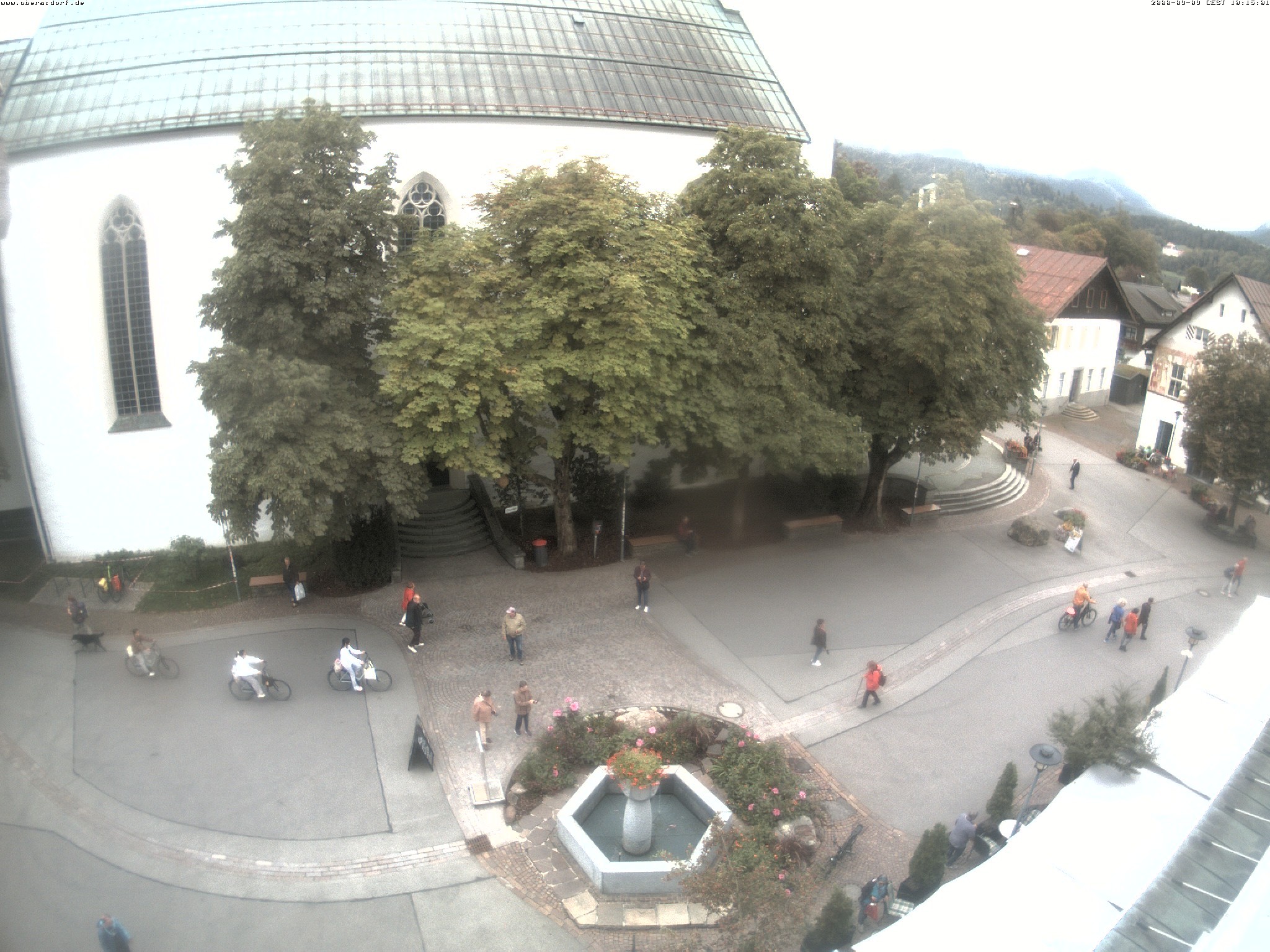 Archiv Foto Webcam Oberstdorf Markplatz