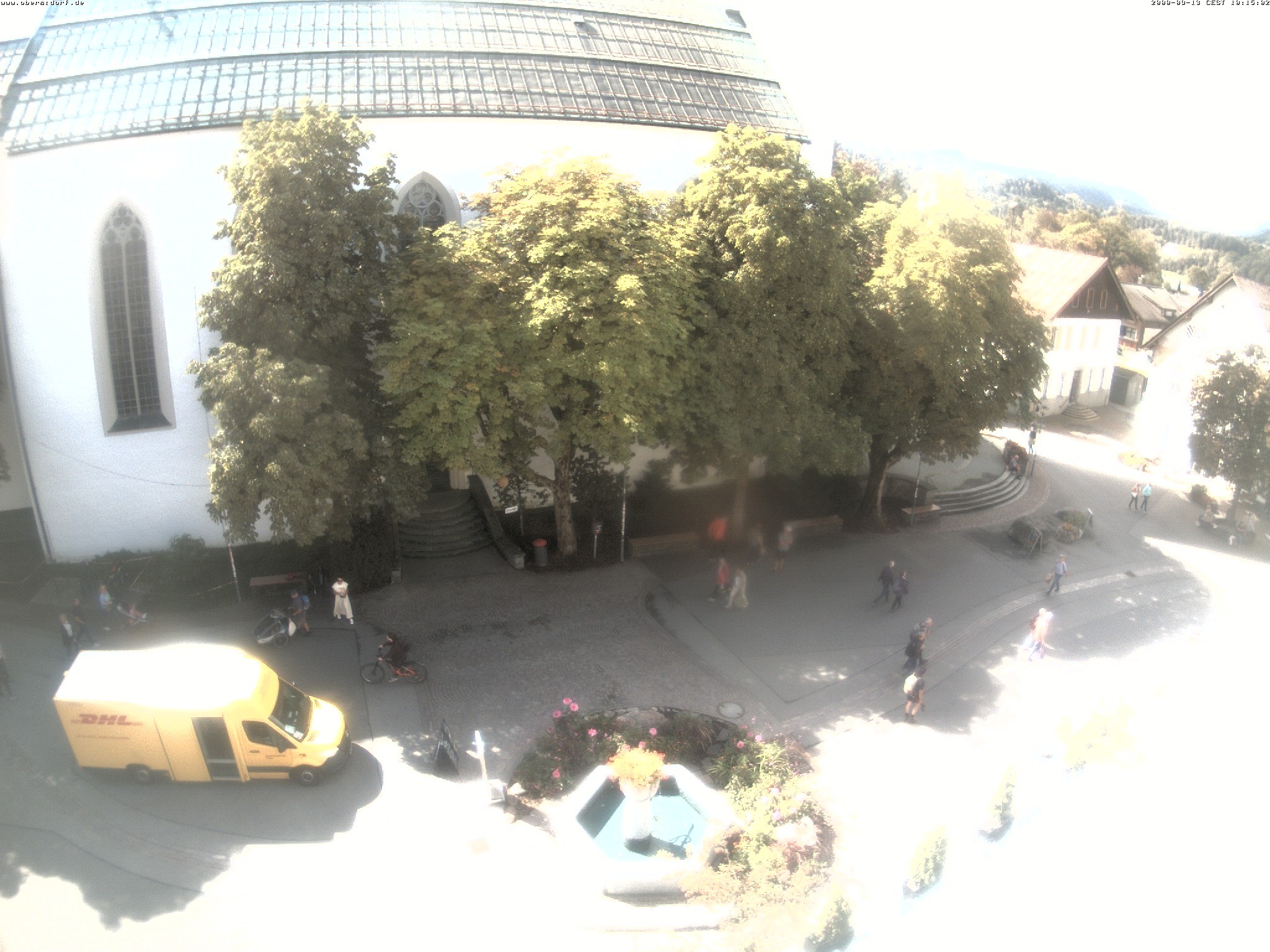 Archiv Foto Webcam Oberstdorf Markplatz
