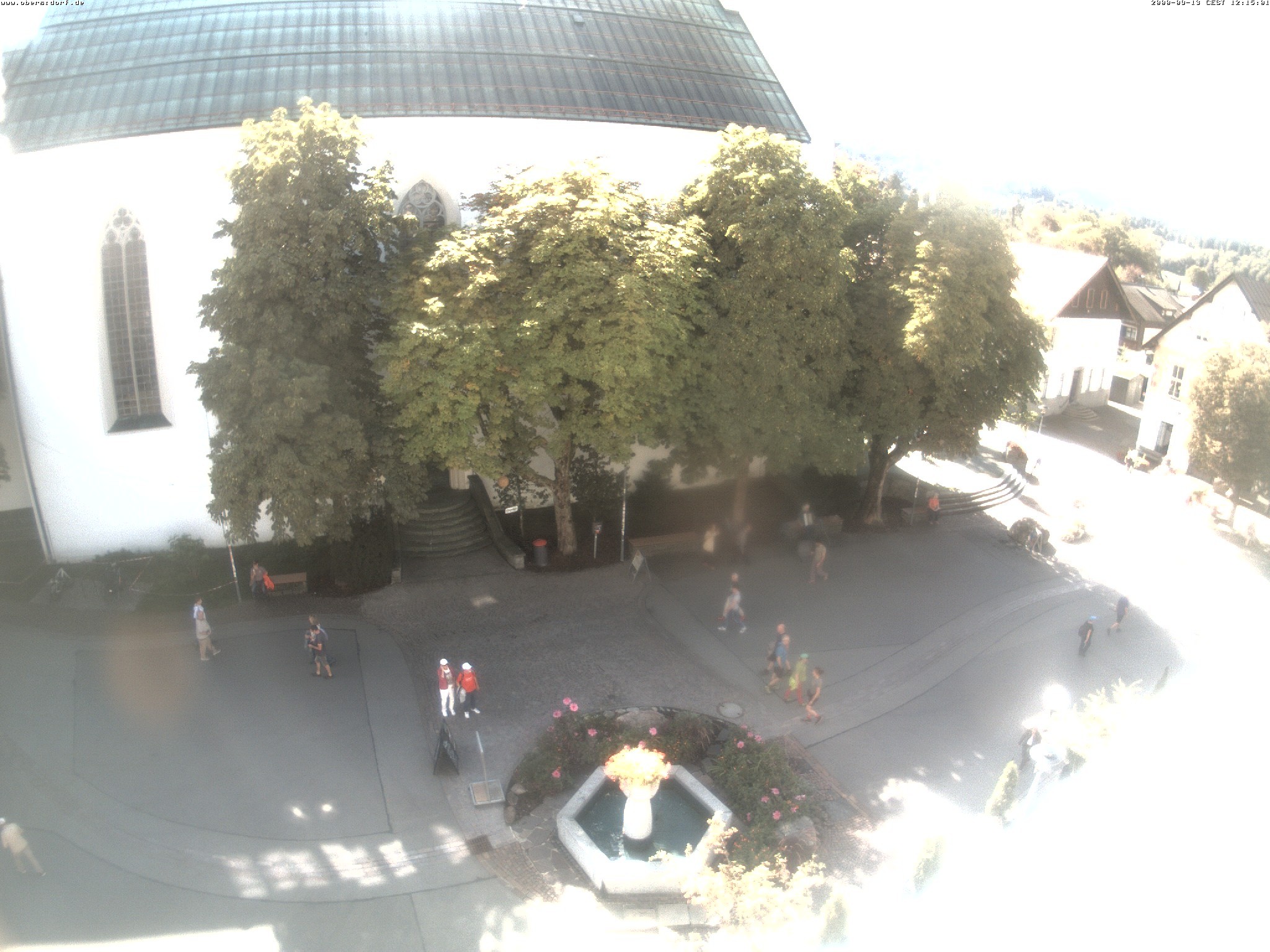 Archiv Foto Webcam Oberstdorf Markplatz