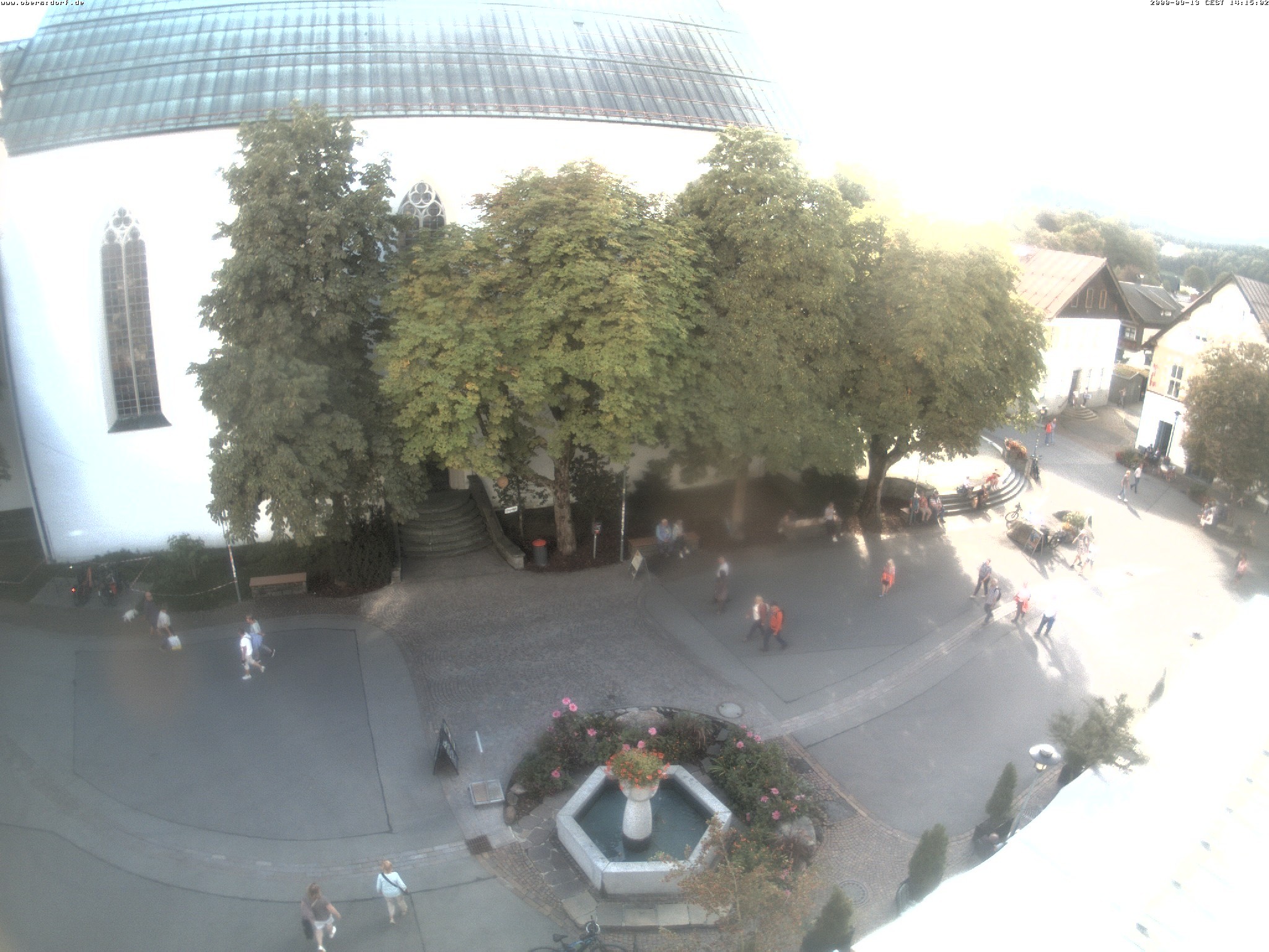 Archiv Foto Webcam Oberstdorf Markplatz