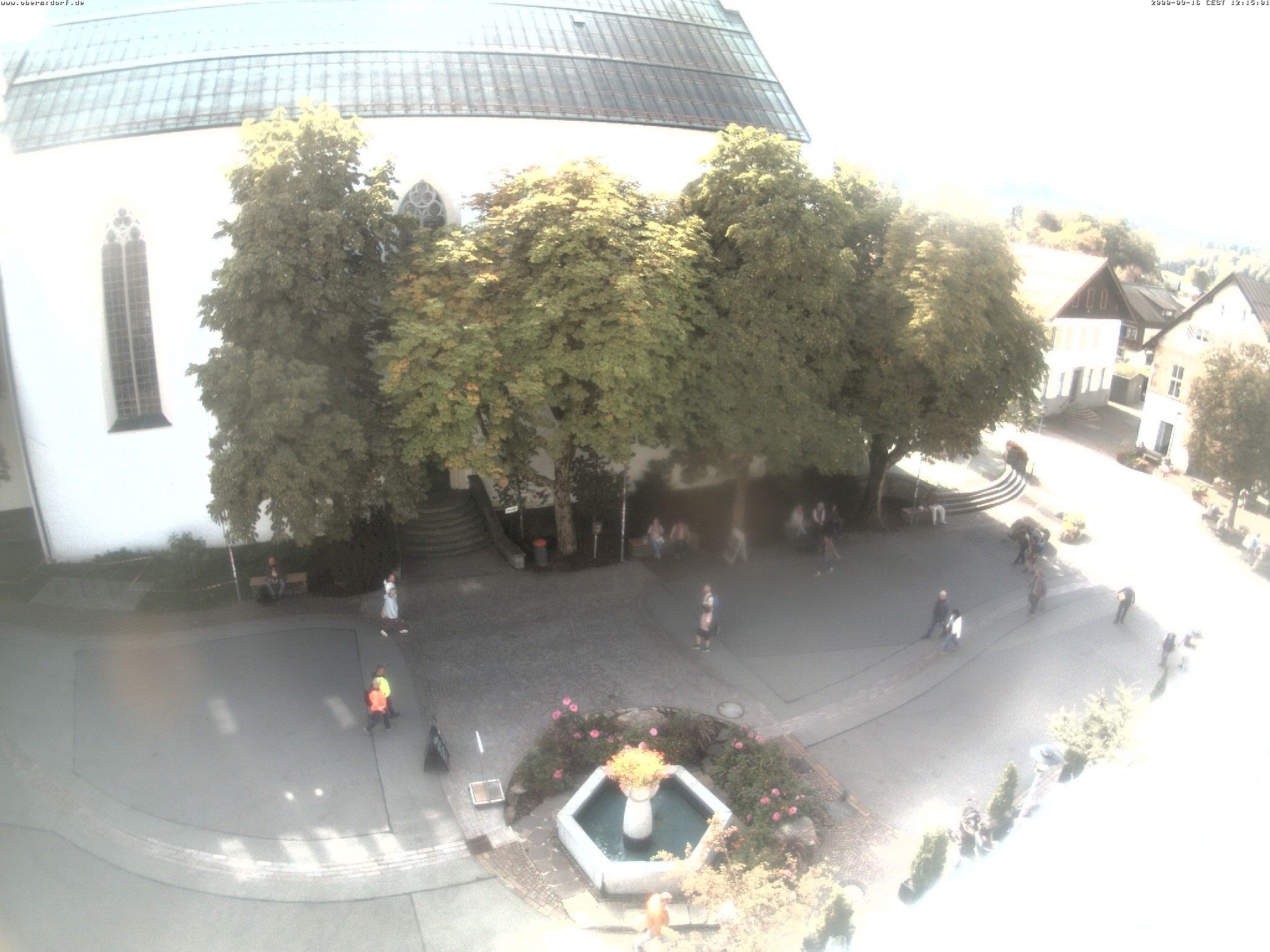 Archiv Foto Webcam Oberstdorf Markplatz