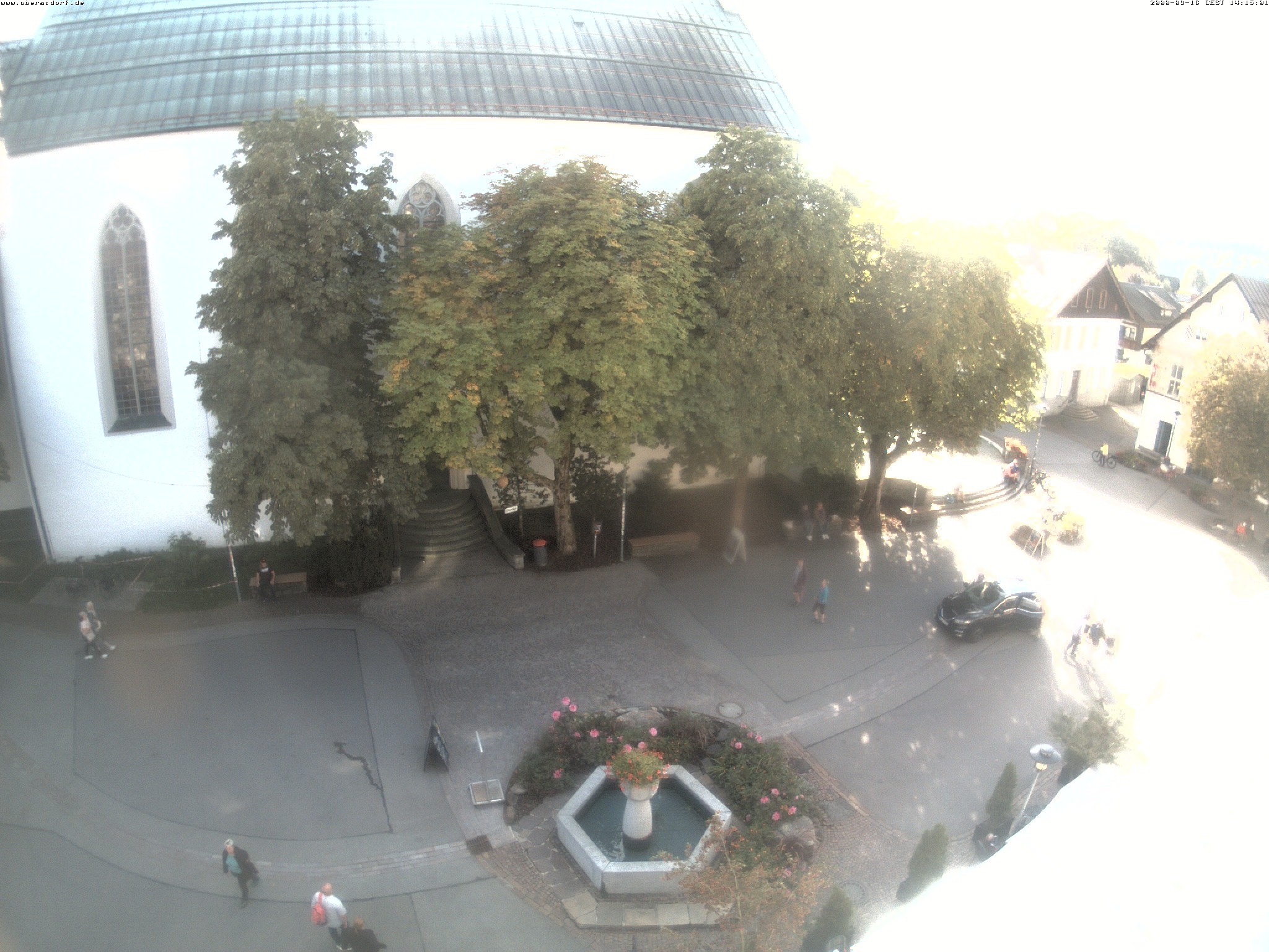 Archiv Foto Webcam Oberstdorf Markplatz