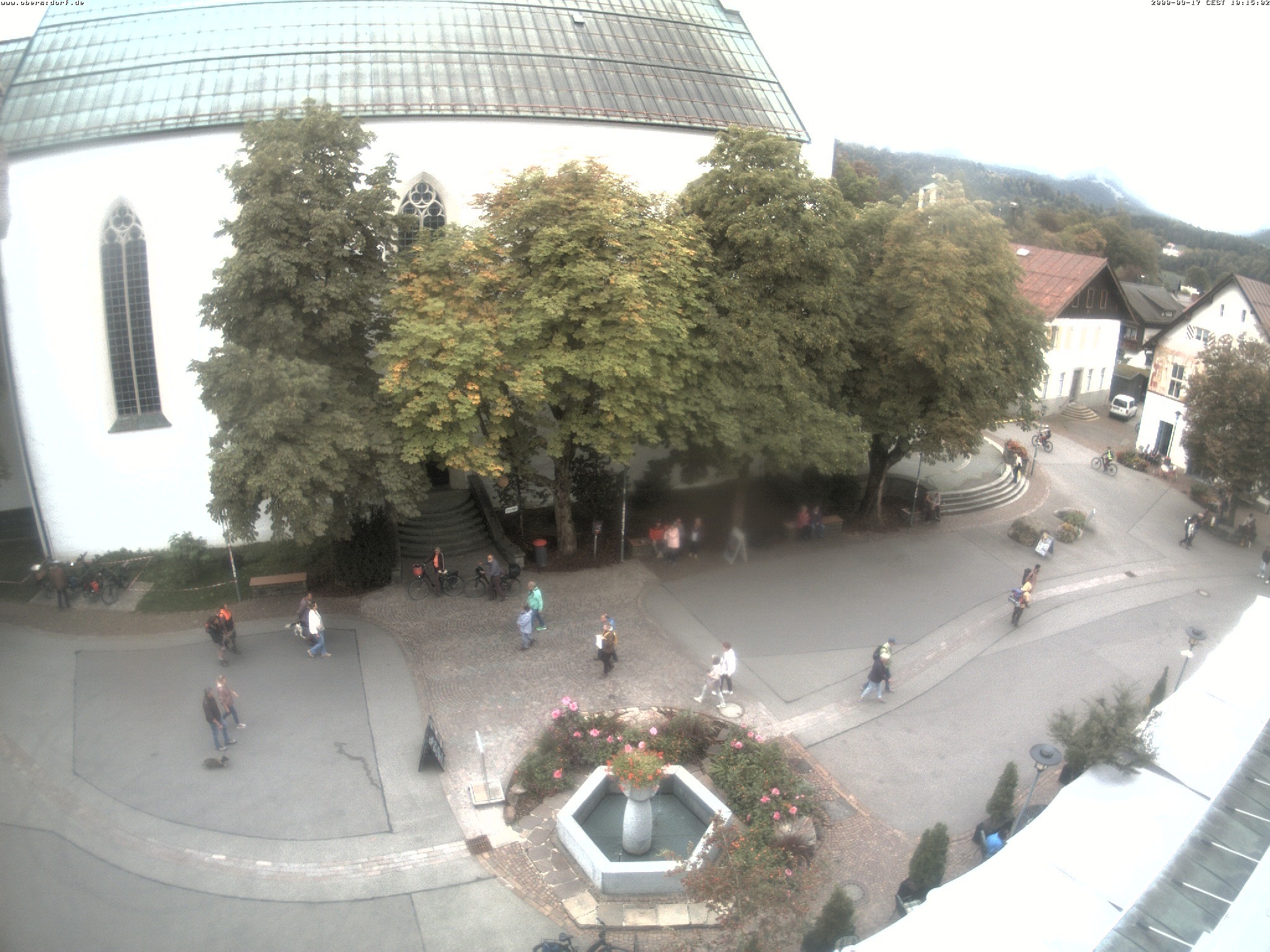 Archived image Webcam Oberstdorf Town Square
