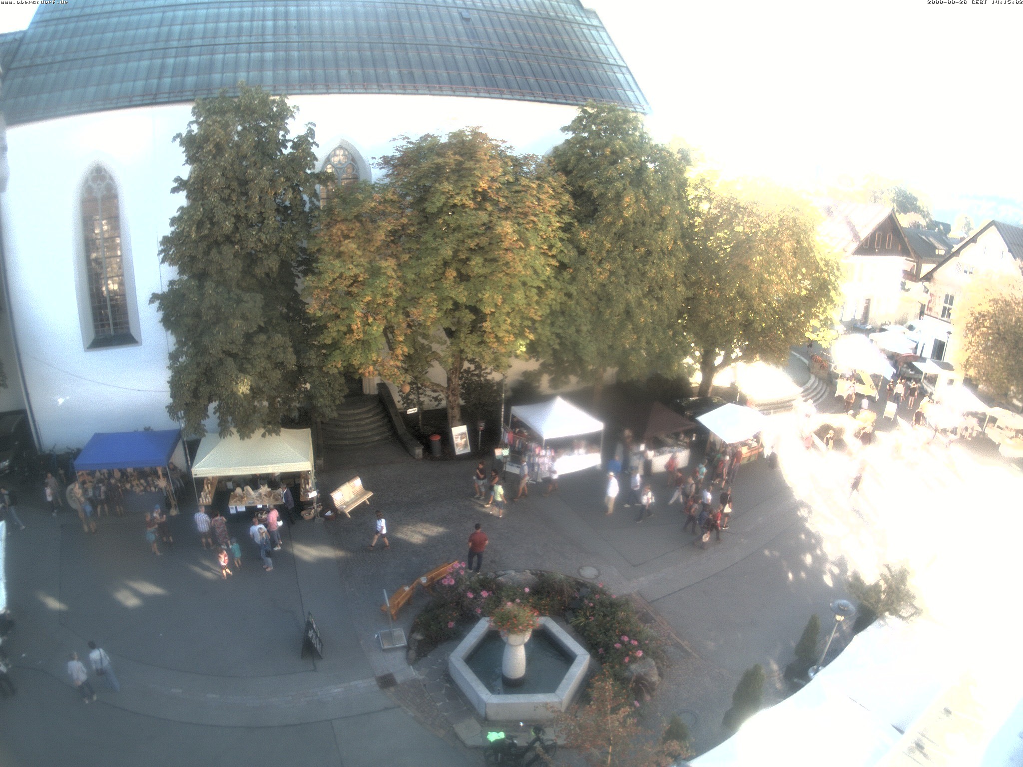 Archiv Foto Webcam Oberstdorf Markplatz
