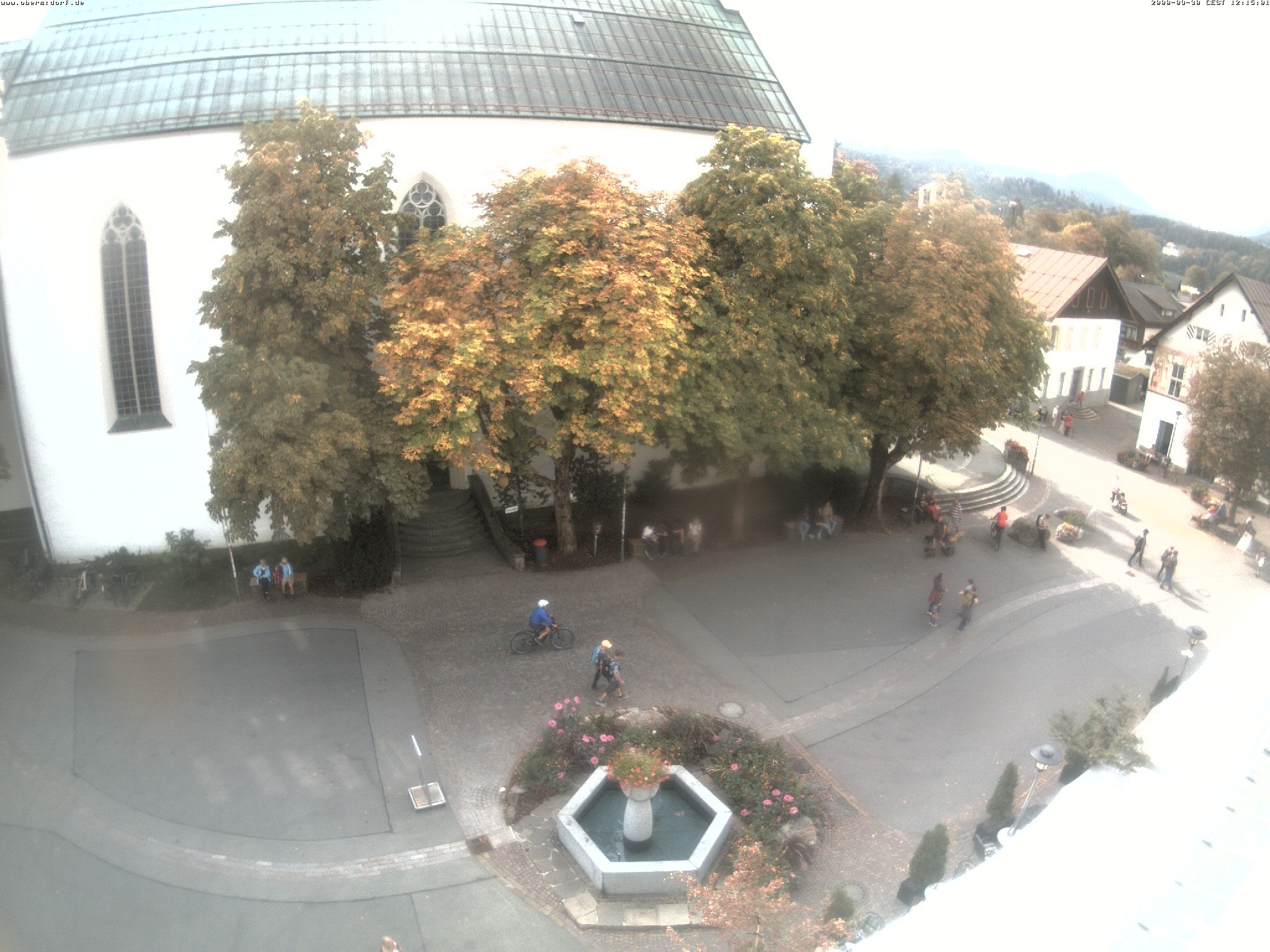 Archiv Foto Webcam Oberstdorf Markplatz