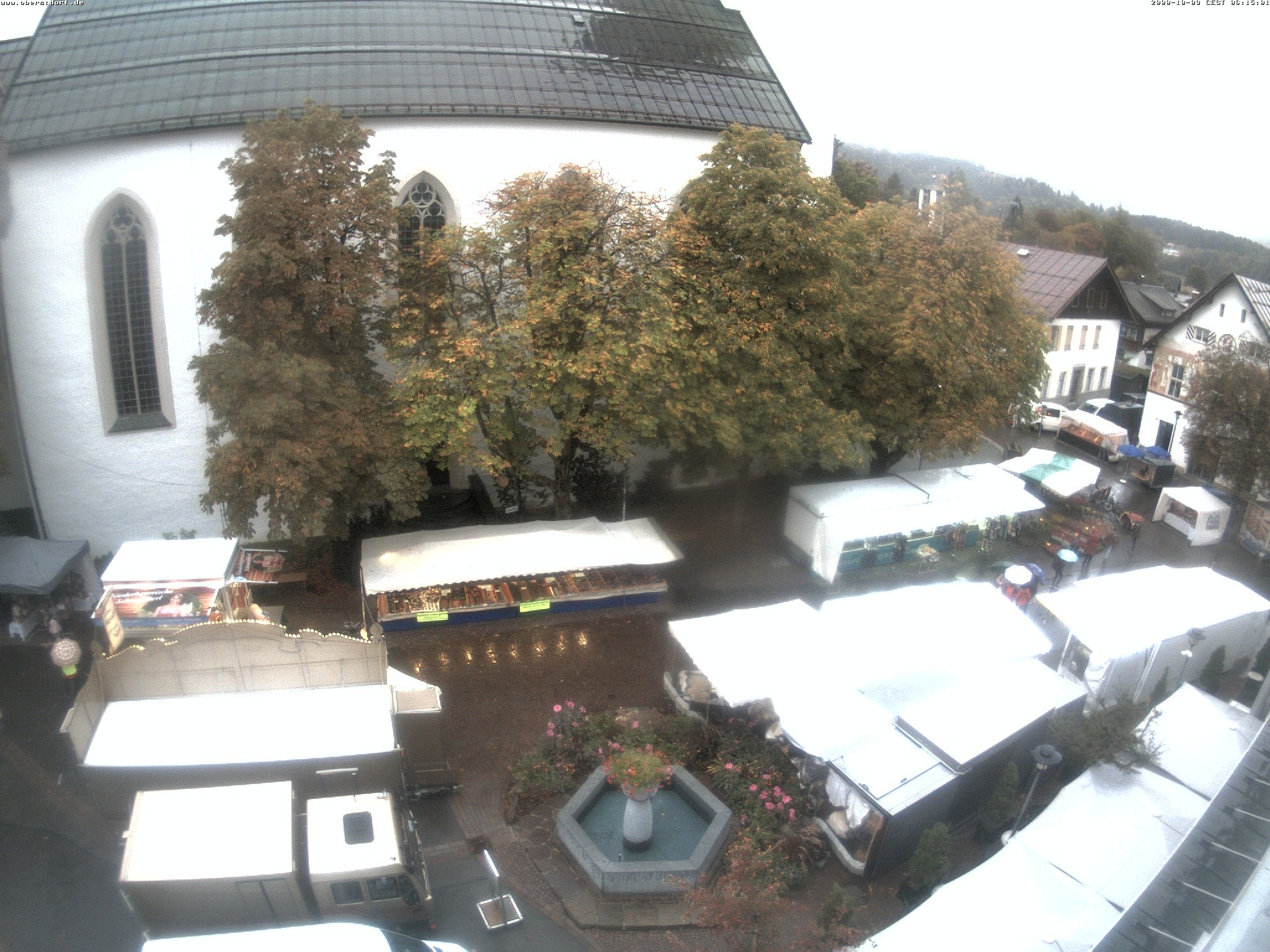 Archiv Foto Webcam Oberstdorf Markplatz