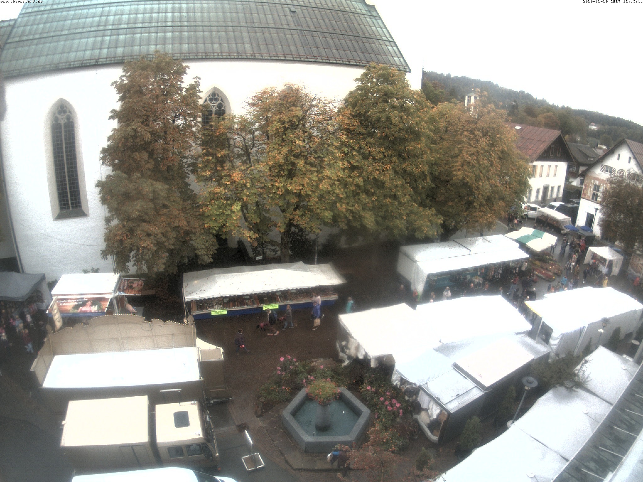 Archiv Foto Webcam Oberstdorf Markplatz