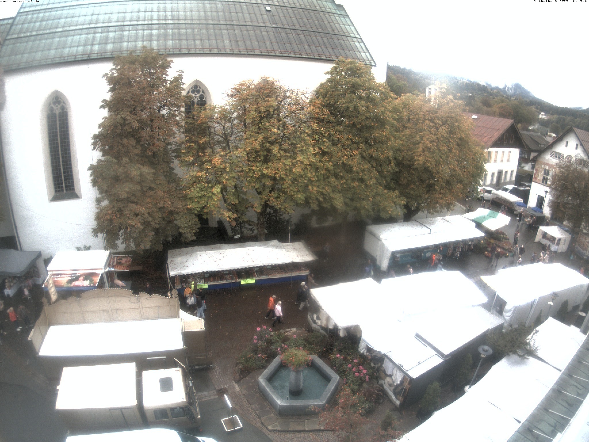 Archiv Foto Webcam Oberstdorf Markplatz