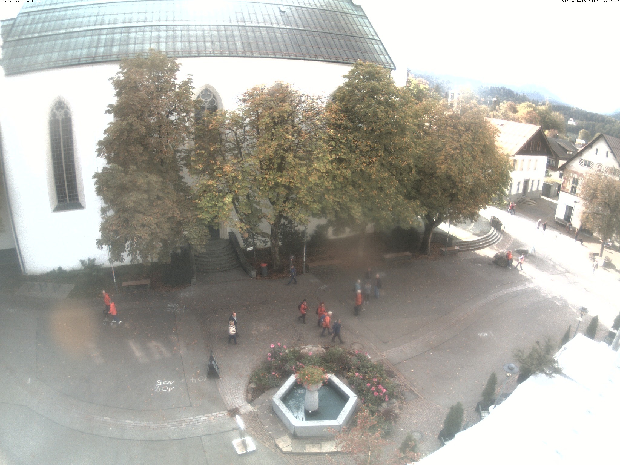 Archiv Foto Webcam Oberstdorf Markplatz
