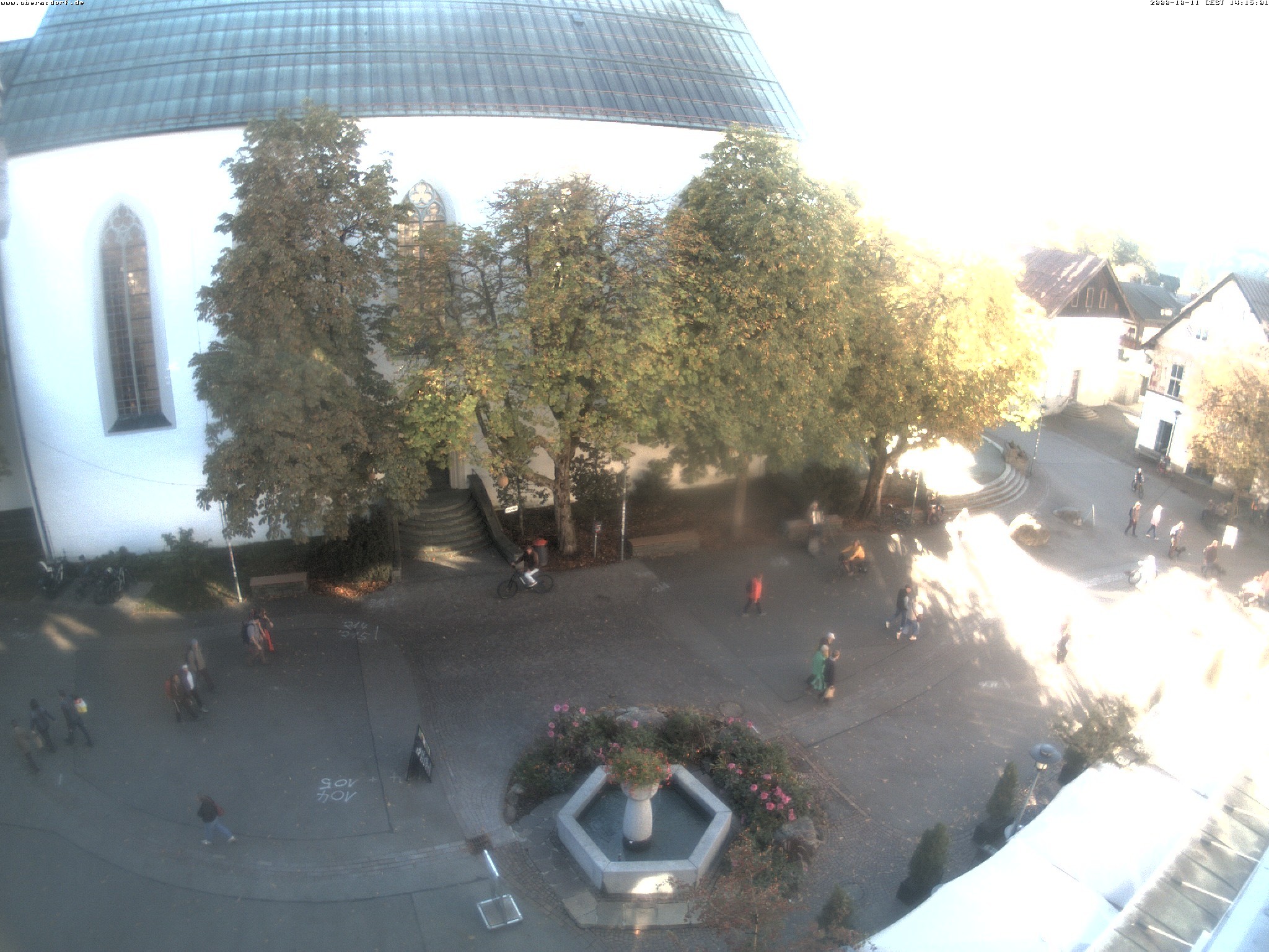 Archiv Foto Webcam Oberstdorf Markplatz