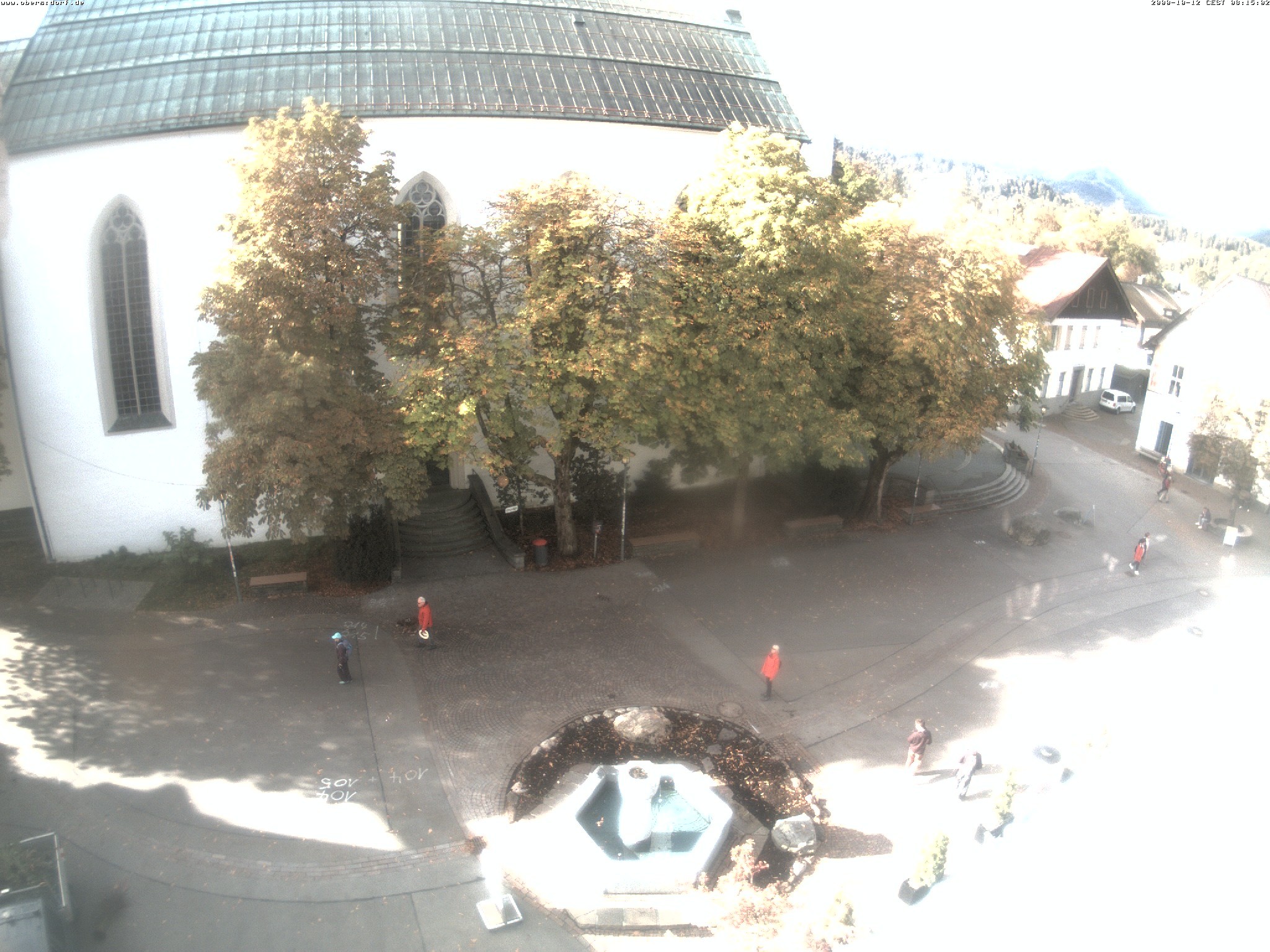 Archiv Foto Webcam Oberstdorf Markplatz
