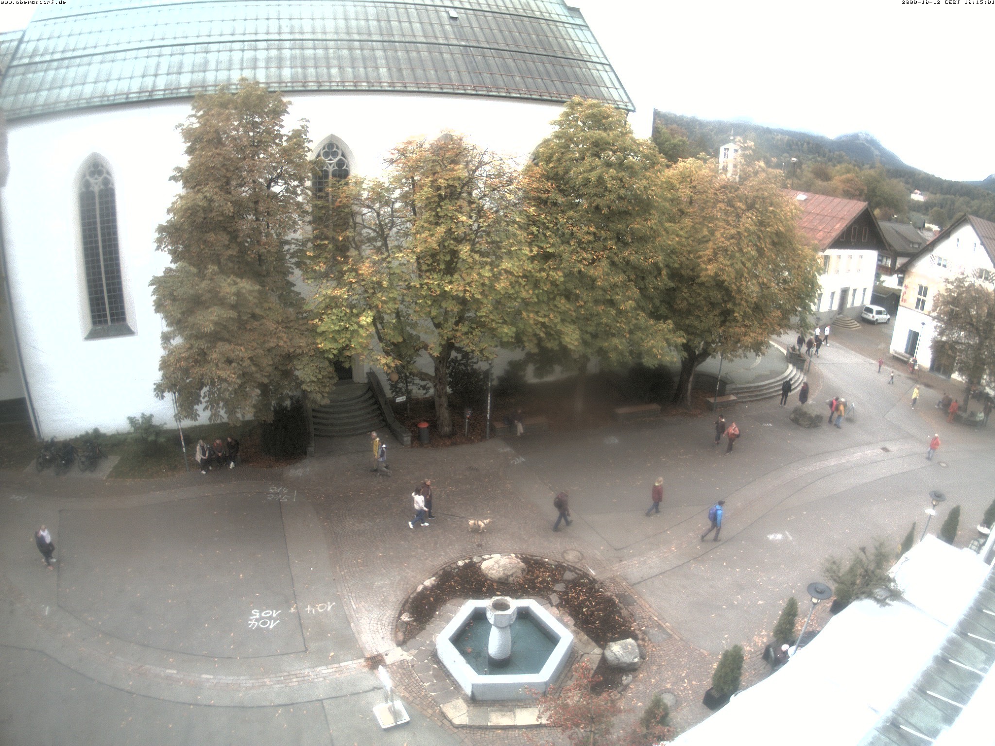 Archiv Foto Webcam Oberstdorf Markplatz