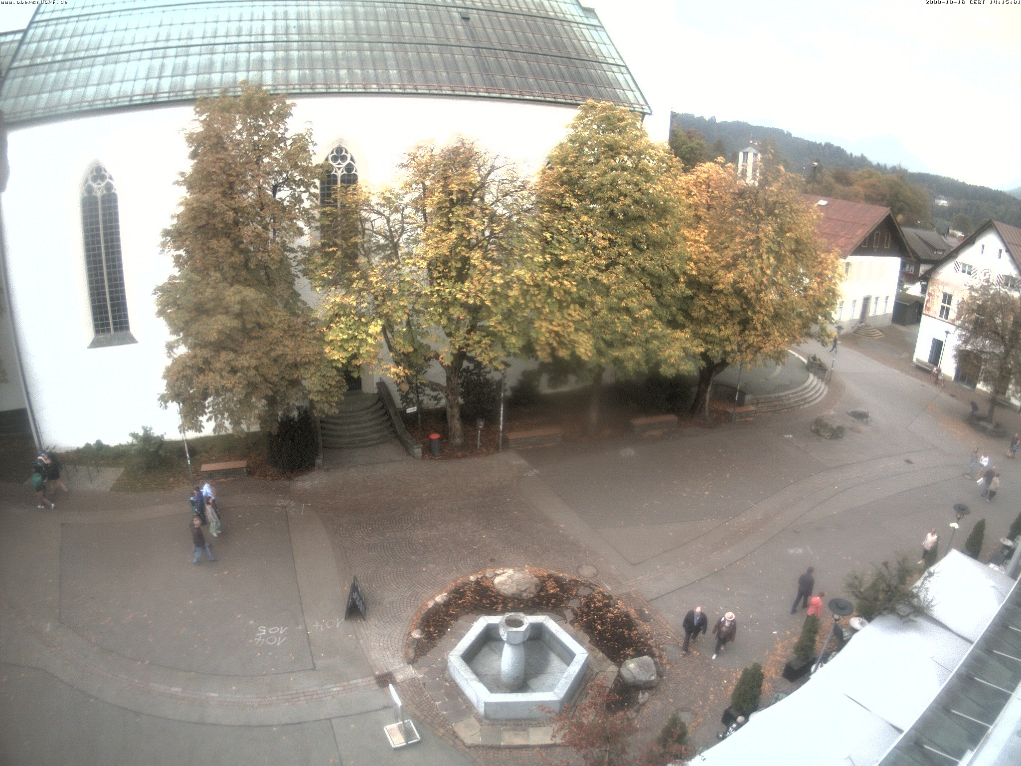Archiv Foto Webcam Oberstdorf Markplatz