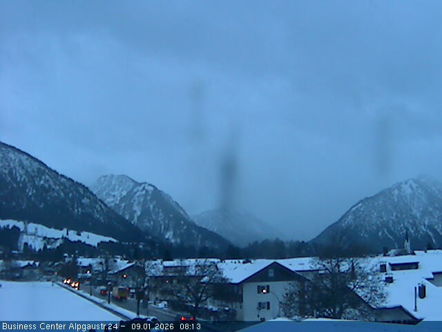Archiv Foto Webcam Ortseingang Oberstdorf