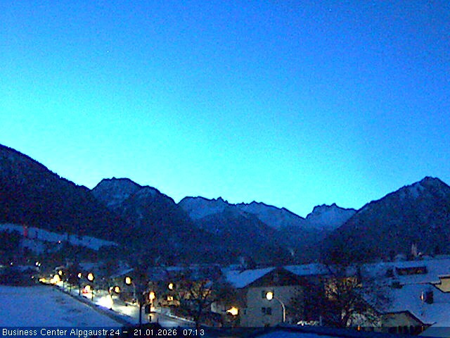 Archiv Foto Webcam Ortseingang Oberstdorf