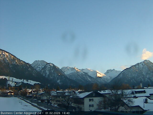 Archiv Foto Webcam Ortseingang Oberstdorf