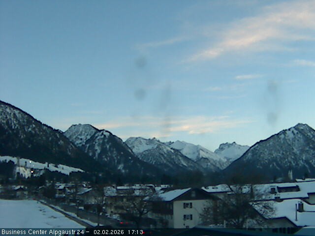 Archiv Foto Webcam Ortseingang Oberstdorf