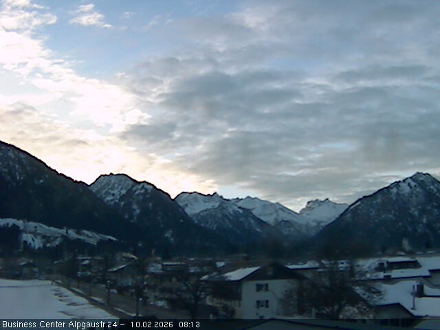 Archiv Foto Webcam Ortseingang Oberstdorf