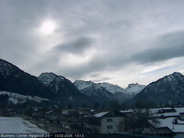 Archiv Foto Webcam Ortseingang Oberstdorf