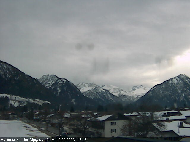 Archiv Foto Webcam Ortseingang Oberstdorf