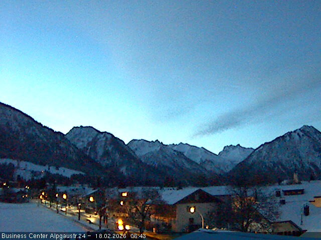 Archiv Foto Webcam Ortseingang Oberstdorf