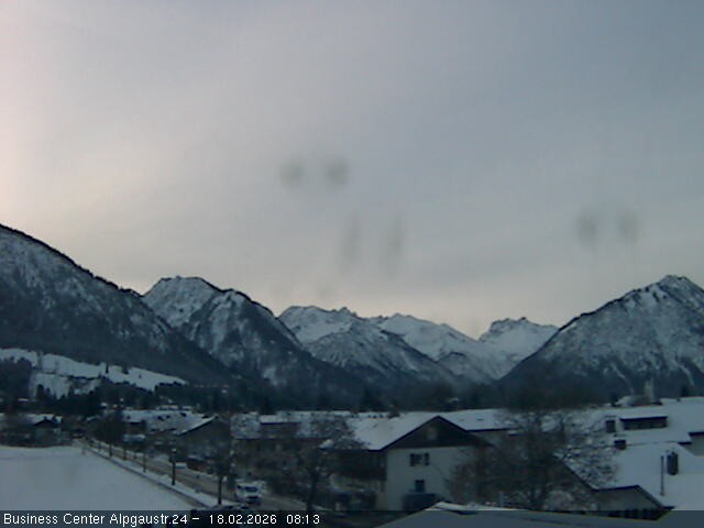 Archiv Foto Webcam Ortseingang Oberstdorf
