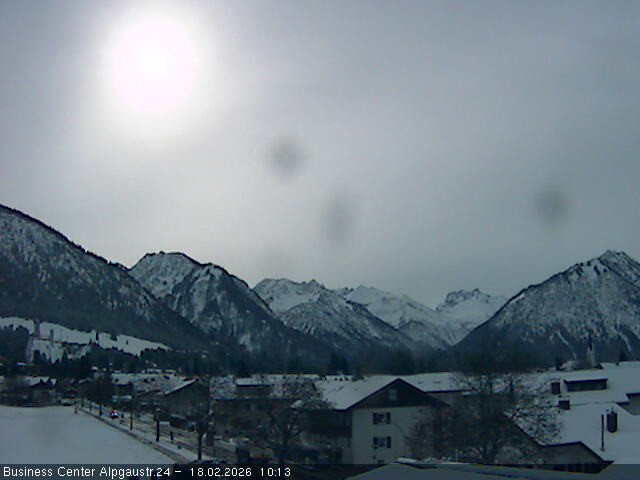Archiv Foto Webcam Ortseingang Oberstdorf